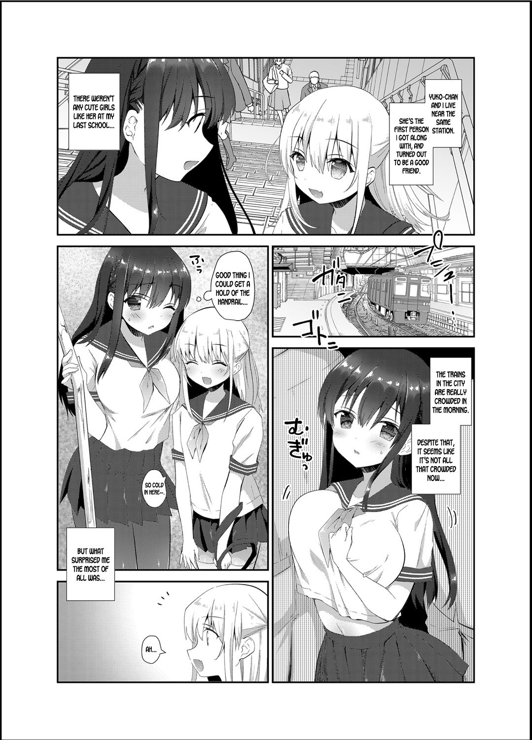 [INS-mode (Amanagi Seiji)] Chikan no Sonzai Shinai Subarashii Sekai | A Wonderful World Where Molesters Don't Exist [English] [Dummie] [Digital] image number 3