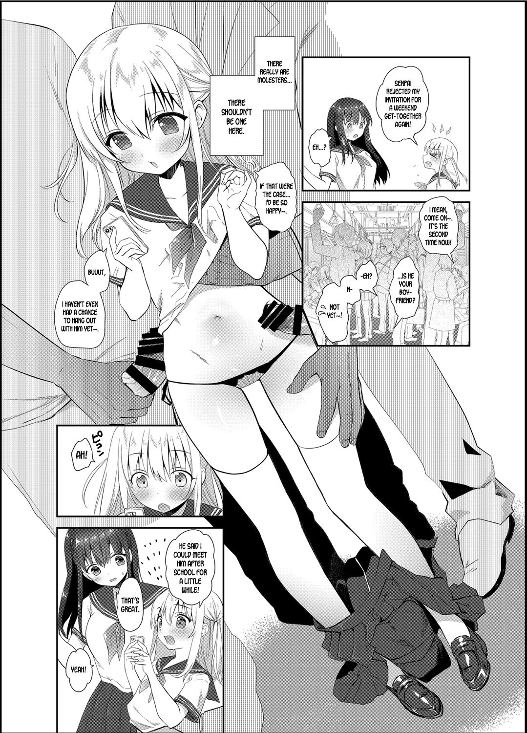 [INS-mode (Amanagi Seiji)] Chikan no Sonzai Shinai Subarashii Sekai | A Wonderful World Where Molesters Don't Exist [English] [Dummie] [Digital] image number 7