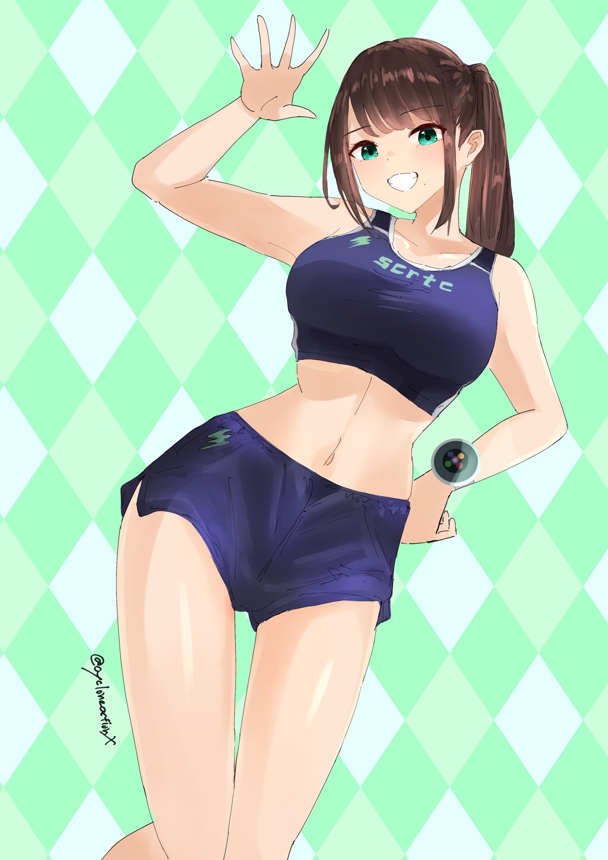 [cycloneaction]キラメイグリーン差分 图片编号 2