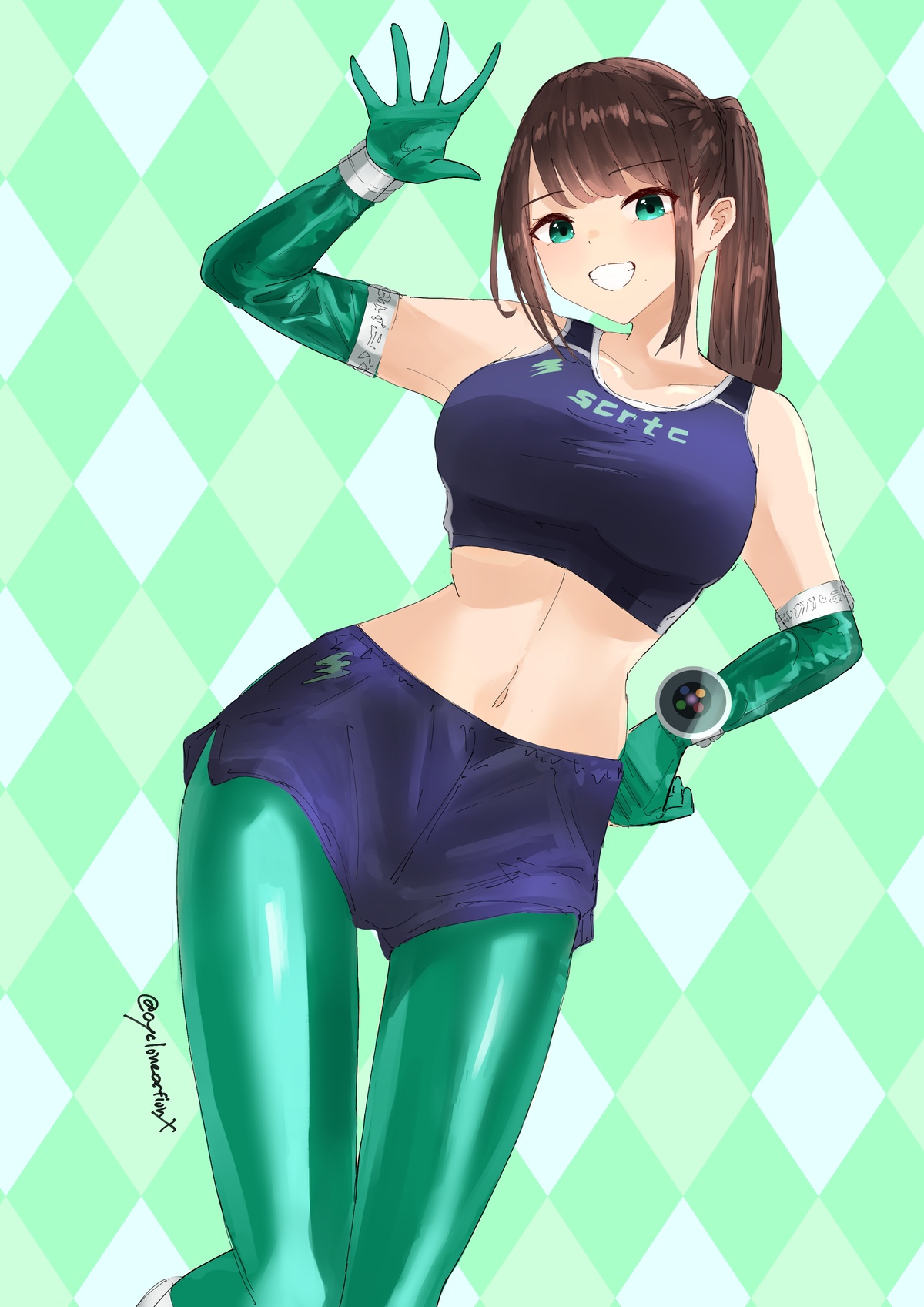 [cycloneaction]キラメイグリーン差分 图片编号 3