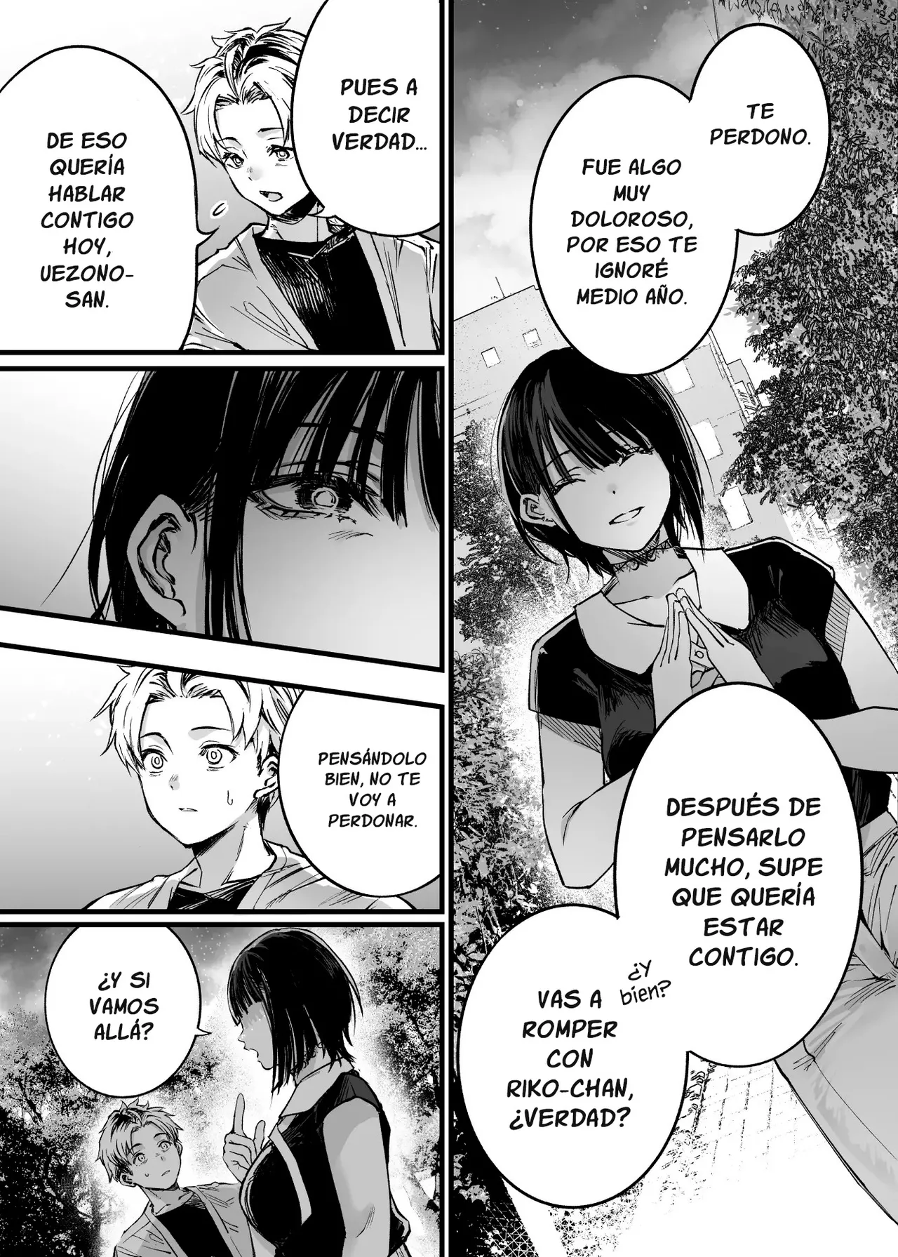 [Umemoto Seisaku Iinkai (Sakayama Shinta)] Futari ga Shiawase ni Natteiku Sugata o Miru Kurai nara Shinda Hou ga Ii. 3 | Antes que Verlos Felices Juntos Prefiero Morir 3 [Spanish] [Digital] image number 58