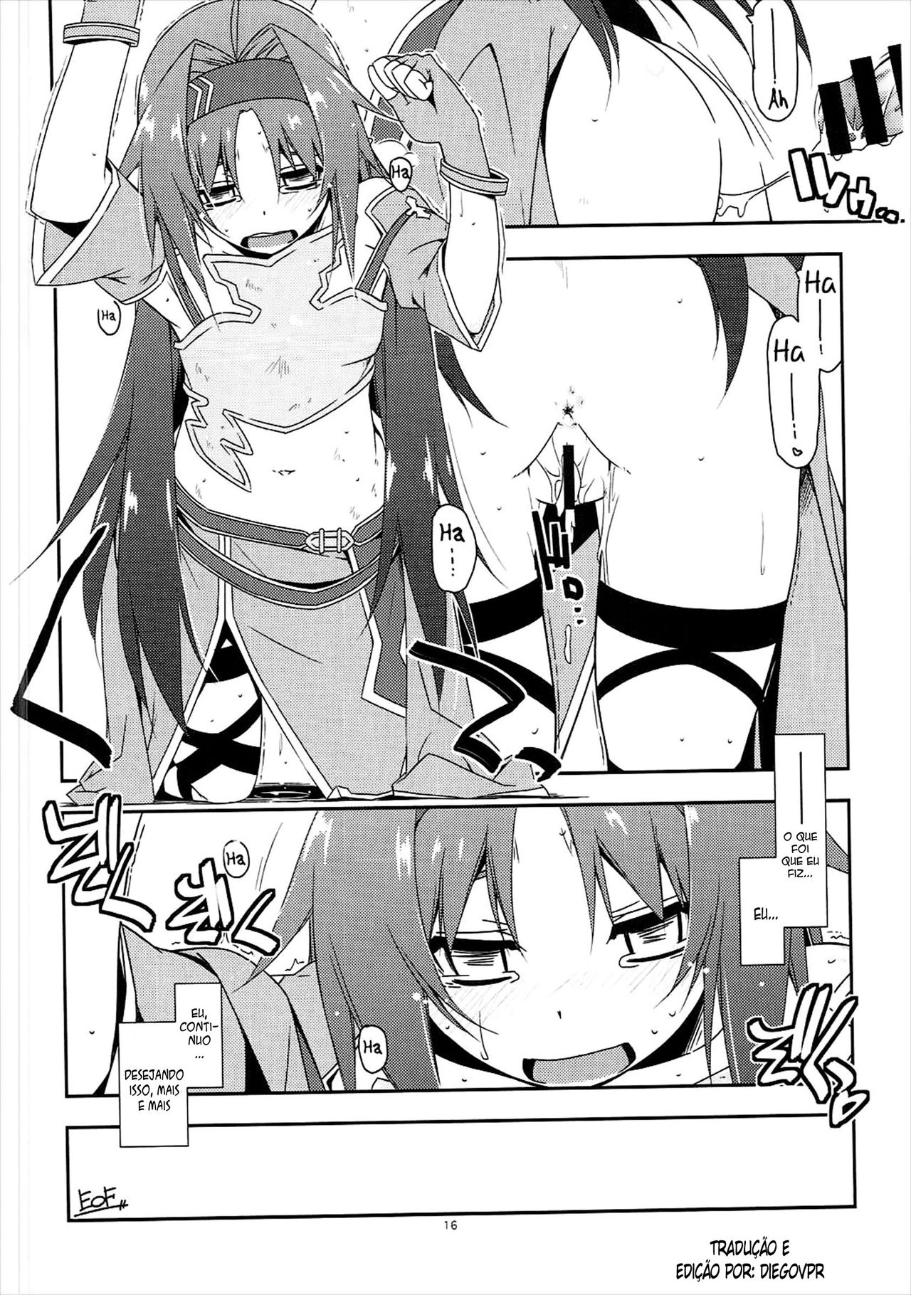 (SC2017 Winter) [Angyadow (Shikei)] Yuuki Ijiri 2 (Sword Art Online) [Portuguese-BR] image number 15