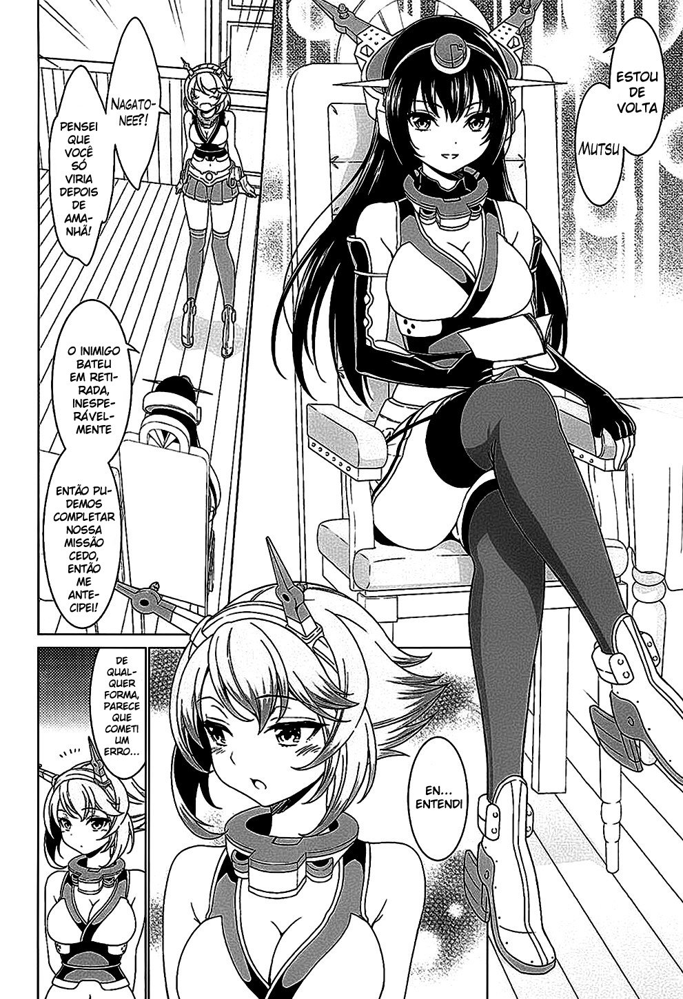 (C87) [DKsha (Kase Daiki)] "Onee-san" ja Irarenai (Kantai Collection -KanColle-) [Portuguese-BR] [DiegoVPR] 画像番号 7