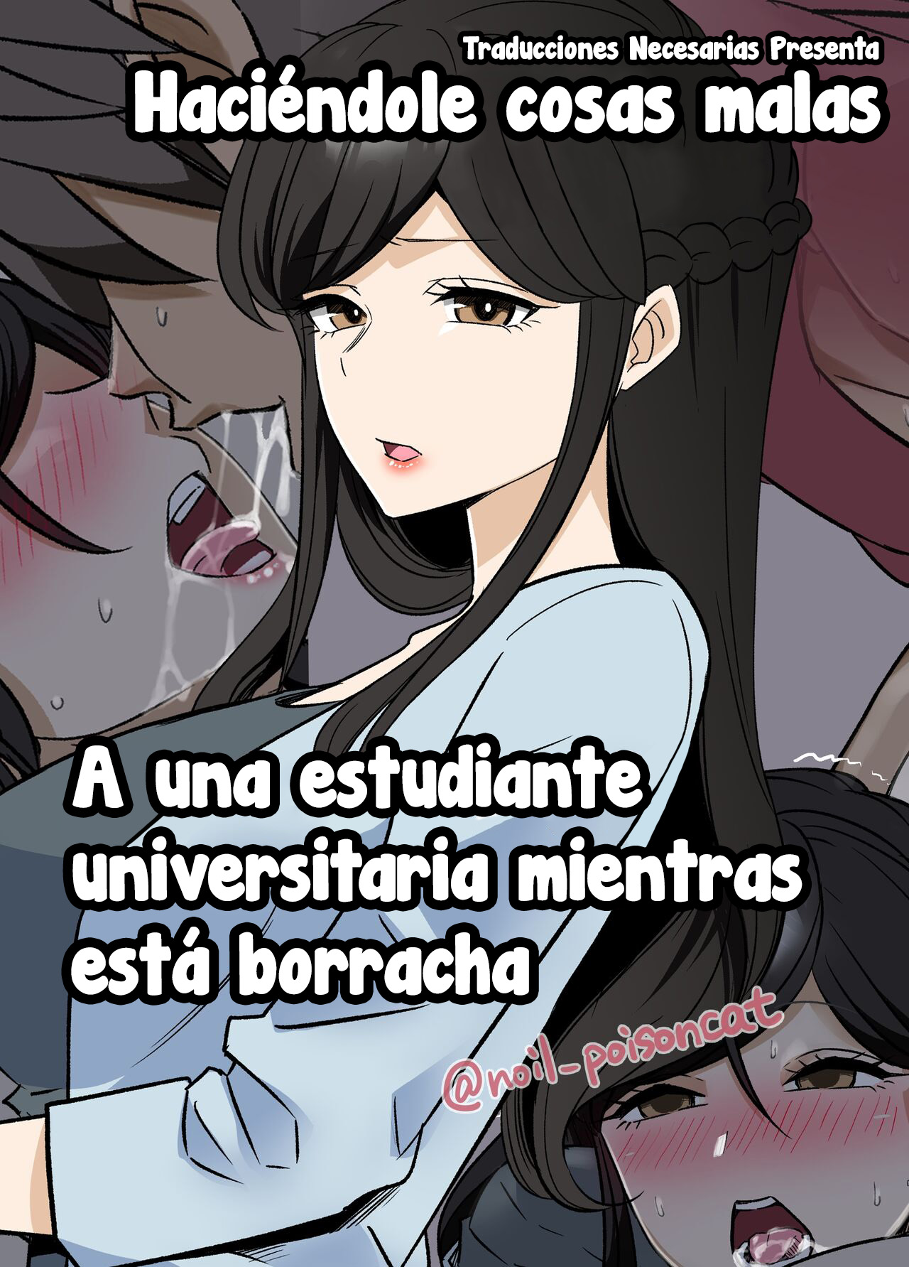 [Dokuneko Noil] Yotta Daigaku no Kouhai o Turekonde Warui Koto o Suru Hanashi - Haciéndole cosas malas a una estudiante universitaria mientras esta borracha [Español] [Traducciones necesarias] numero di immagine  1