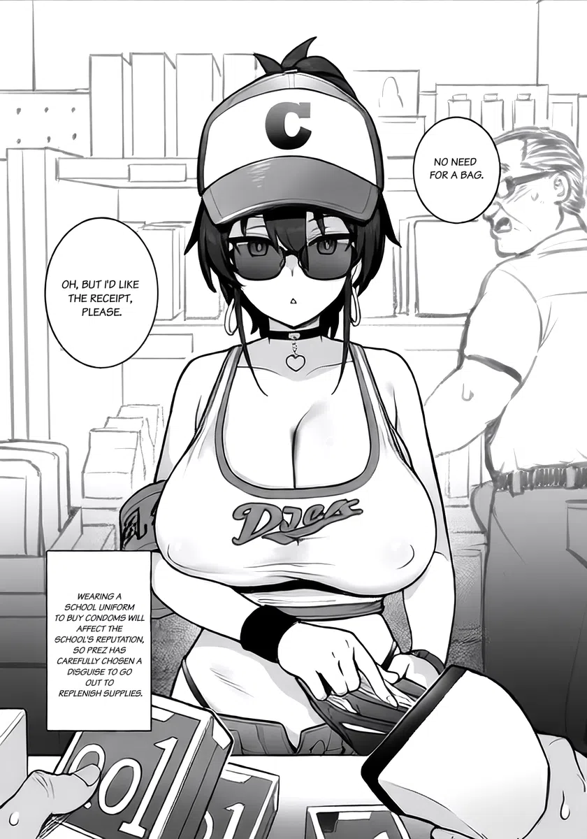 [Animated] [TRY] About the New President of the Disciplinary Committee's Huge Tits (decensored) image number 25