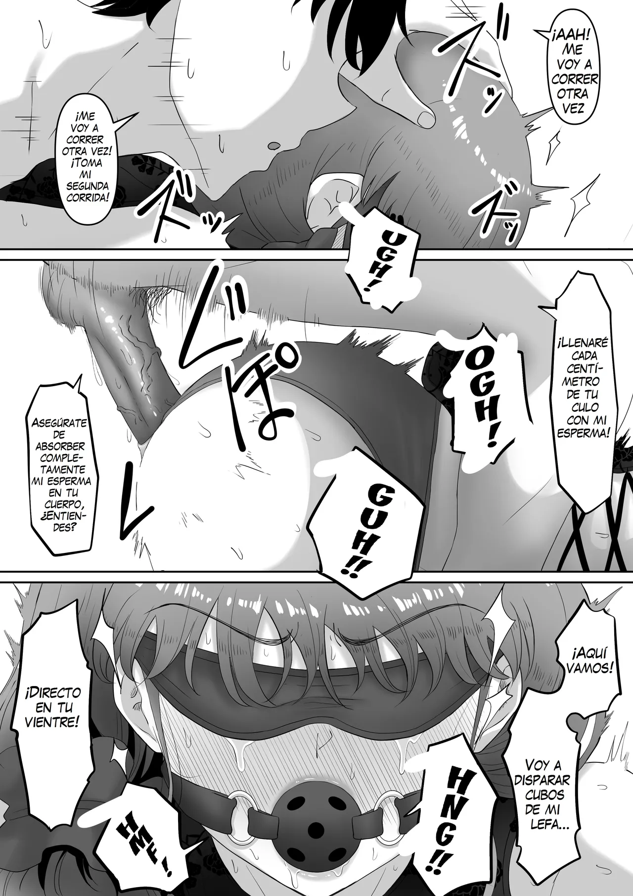 [Kurogoma Seizou Koujou (Goma Gorilla)] Shiriana Benjo [Spanish] [Decensored] image number 40
