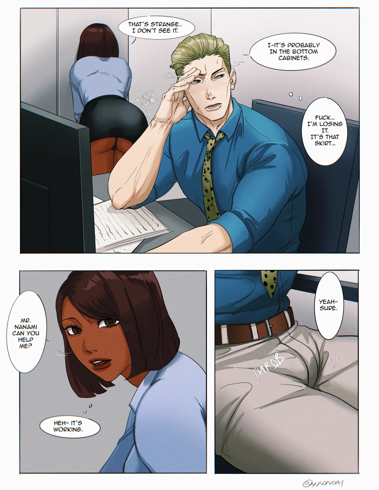 [Yuana媛] Nanami comic (dark skin MC) (Jujutsu Kaisen) image number 6