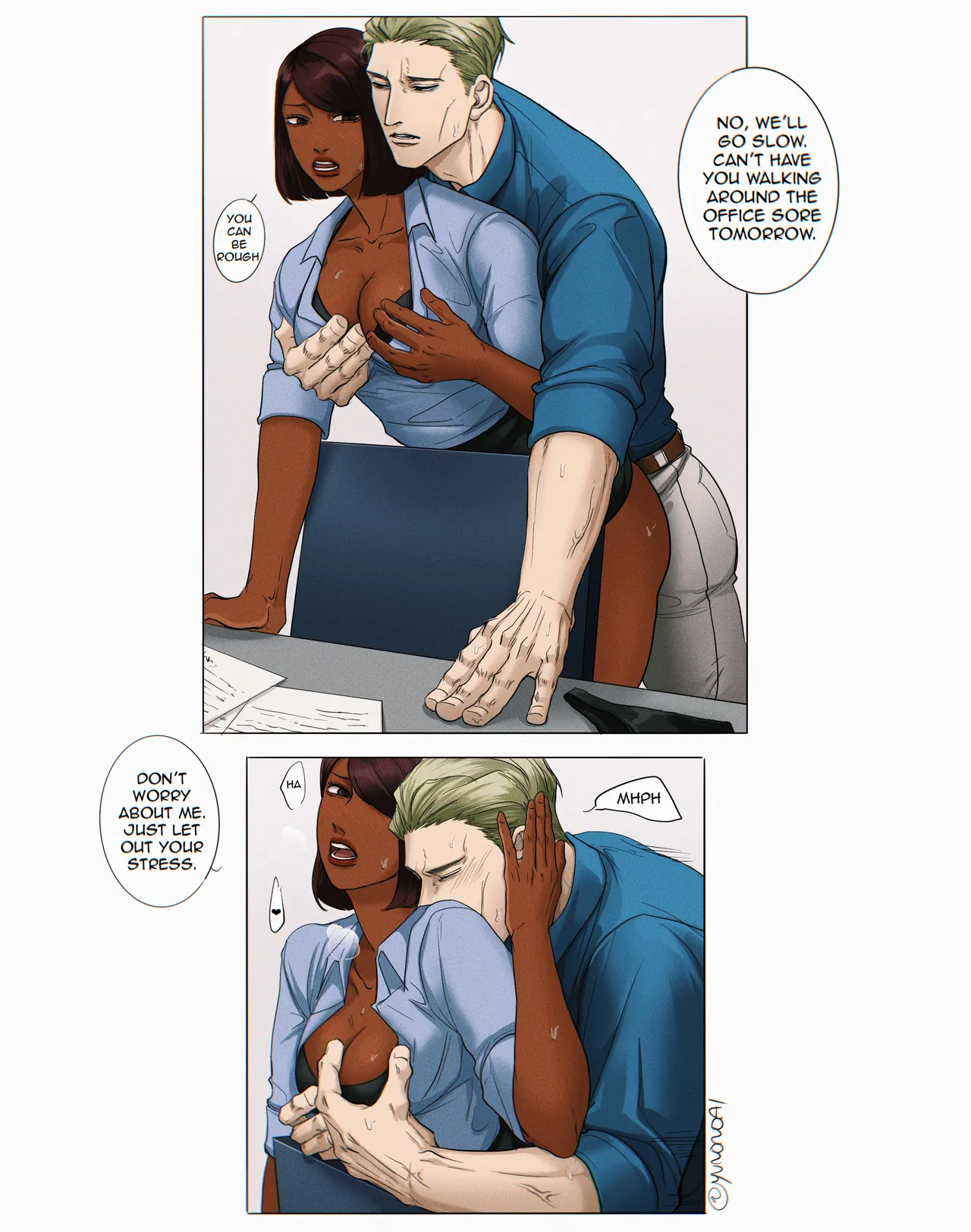 [Yuana媛] Nanami comic (dark skin MC) (Jujutsu Kaisen) image number 15
