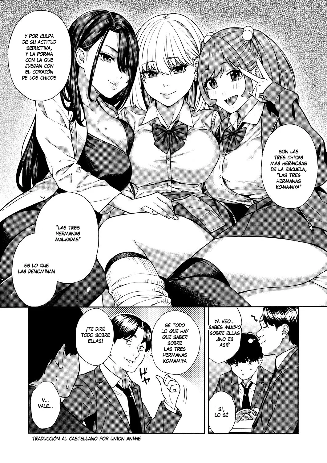 [Zonda] Bitch Gal Sanshimal Harem Sakusei Ch. 1-3 | Haciendo un Harem con las Tres Putihermanas Gal - Capítulos 1-3 [Spanish] [UNION ANIME + Earl Hickey0] [Digital] Bildnummer 10