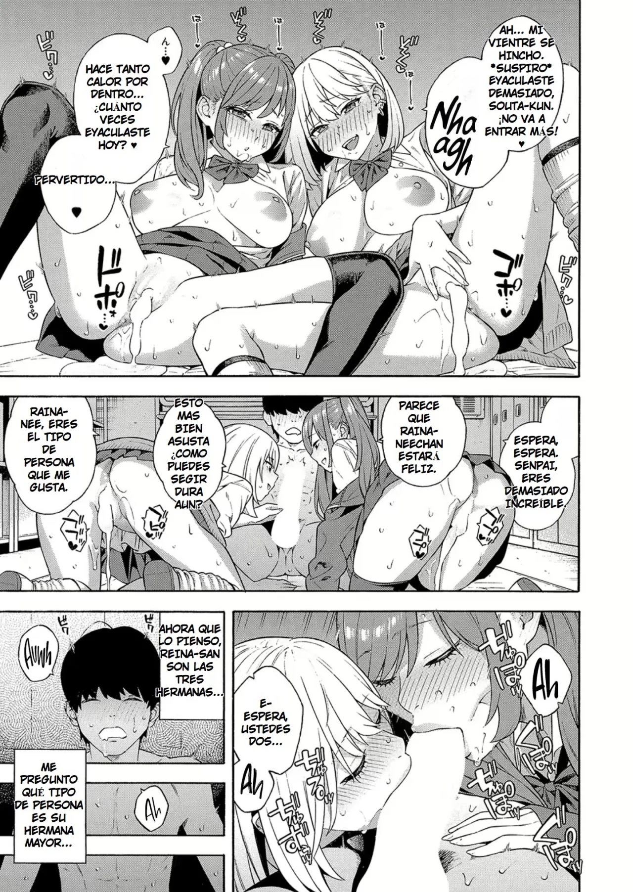 [Zonda] Bitch Gal Sanshimal Harem Sakusei Ch. 1-3 | Haciendo un Harem con las Tres Putihermanas Gal - Capítulos 1-3 [Spanish] [UNION ANIME + Earl Hickey0] [Digital] Bildnummer 86