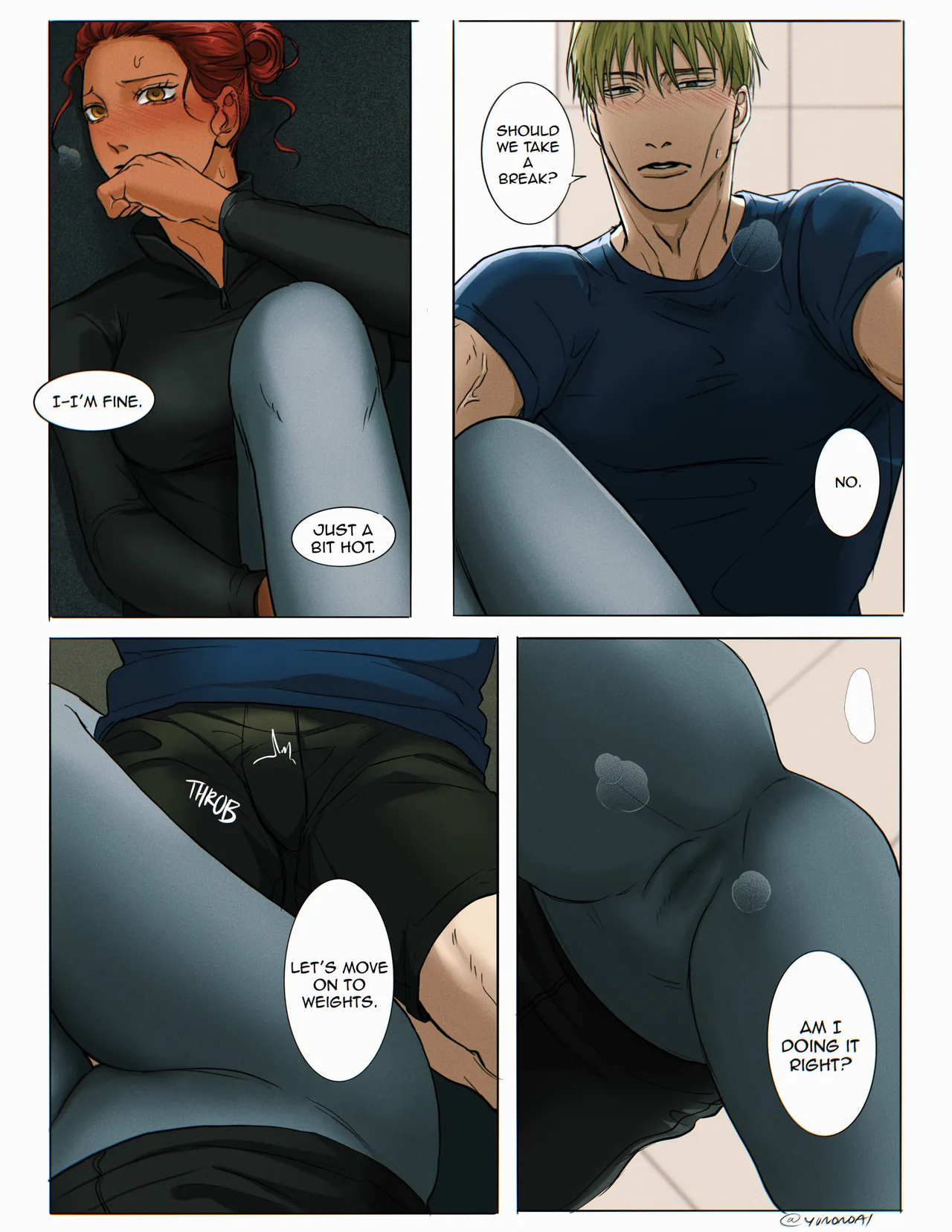 [Yuana媛] Nanami Gym (dark tan MC) (Jujutsu Kaisen) image number 5