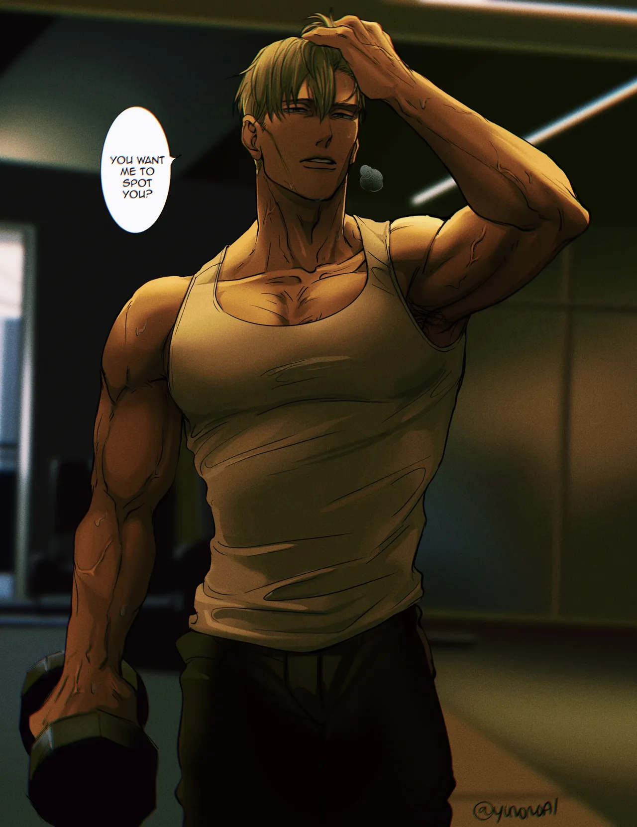[Yuana媛] Nanami Gym (dark skin MC) (Jujutsu Kaisen) image number 1