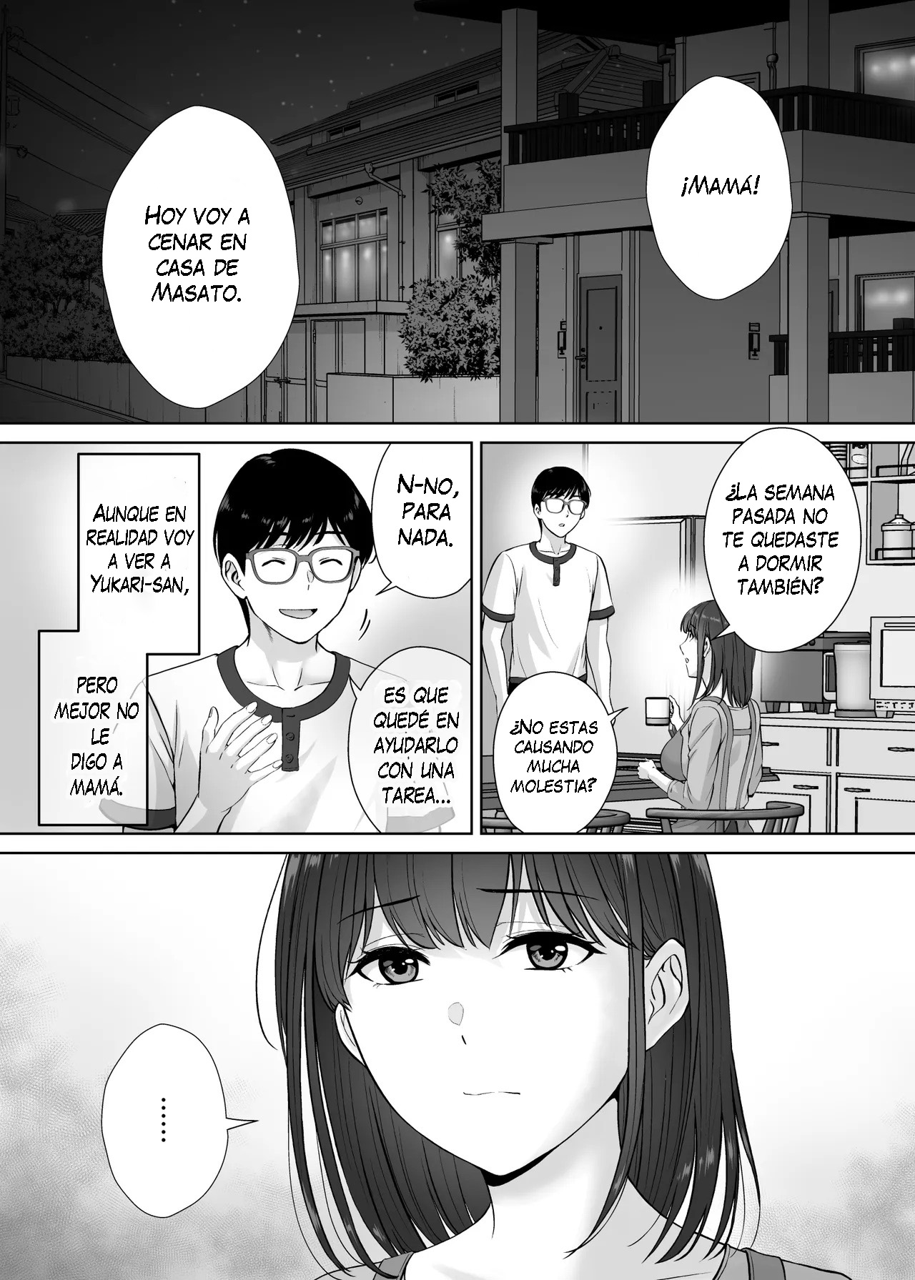 [Melon no Hoshiboshi (Hoshiduki Melon)] Haha Swapping 2 ~Kaa-chan o Koukanshite Iratsuita Ore no Yabai Shitto no Hanashi~｜Intercambio de Madres 2 ~La Historia Sobre mis Celos después de Intercambiar a Mamá~ [Spanish] [K-le Traducciones] 画像番号 48