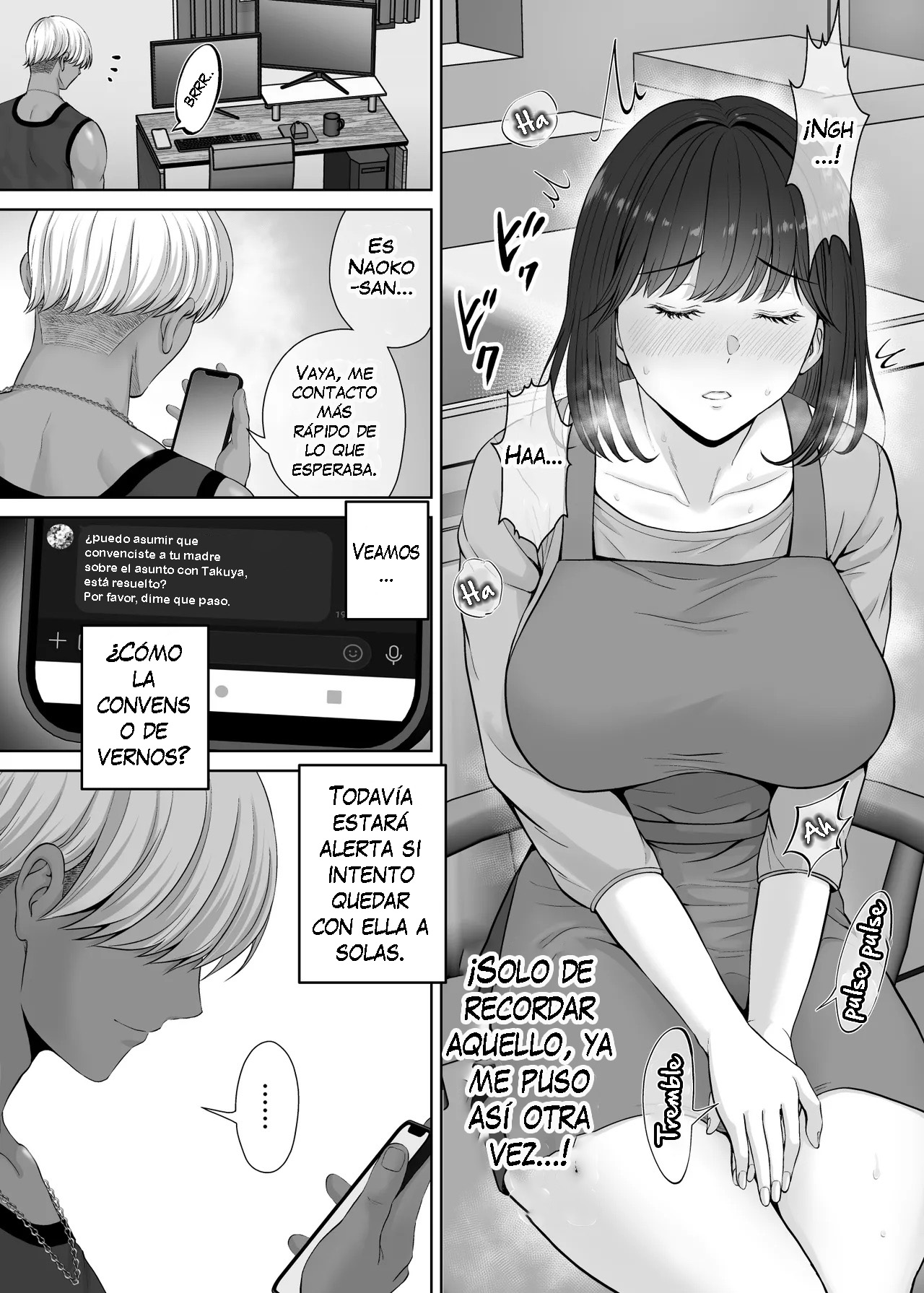 [Melon no Hoshiboshi (Hoshiduki Melon)] Haha Swapping 2 ~Kaa-chan o Koukanshite Iratsuita Ore no Yabai Shitto no Hanashi~｜Intercambio de Madres 2 ~La Historia Sobre mis Celos después de Intercambiar a Mamá~ [Spanish] [K-le Traducciones] 画像番号 51