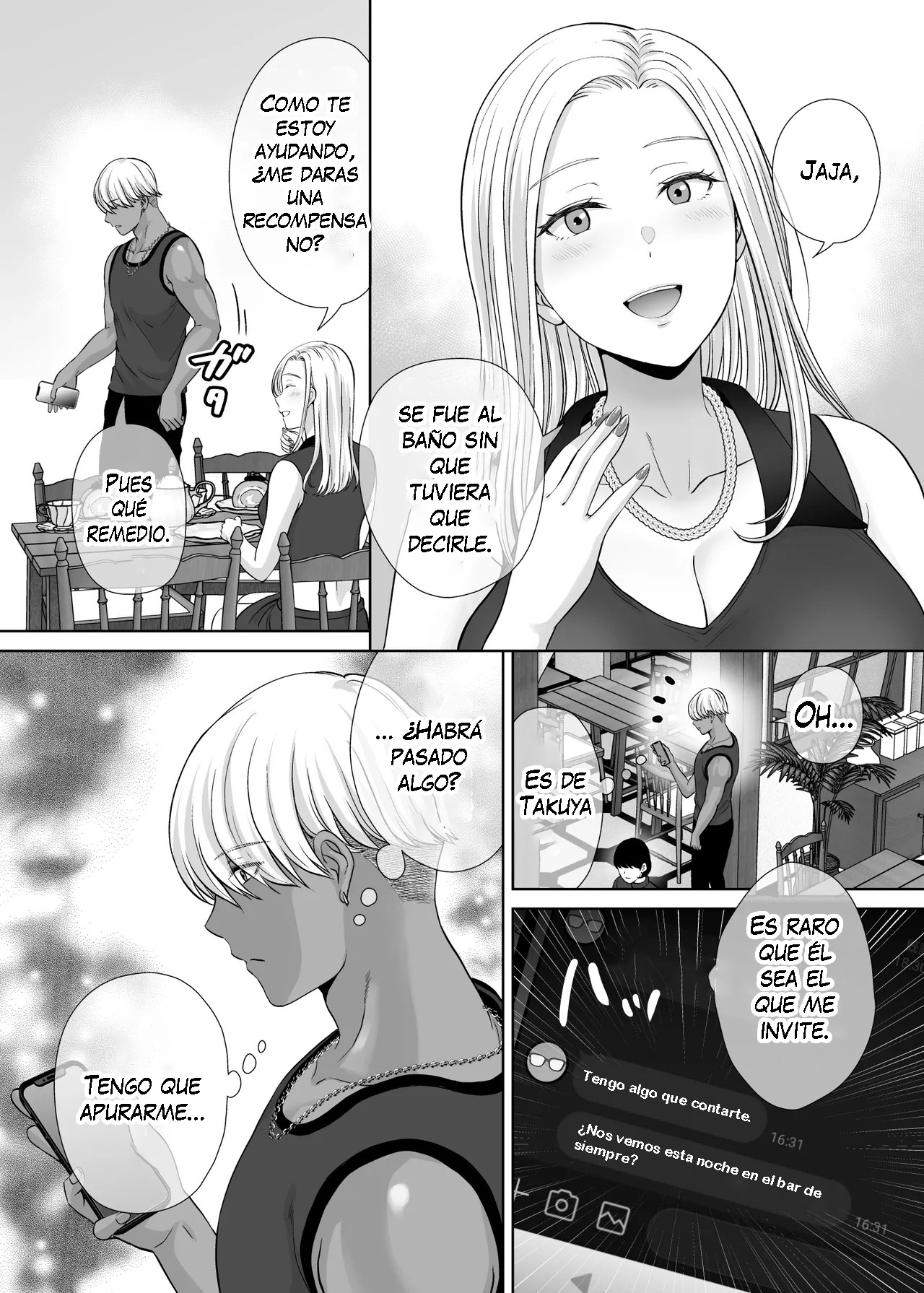 [Melon no Hoshiboshi (Hoshiduki Melon)] Haha Swapping 2 ~Kaa-chan o Koukanshite Iratsuita Ore no Yabai Shitto no Hanashi~｜Intercambio de Madres 2 ~La Historia Sobre mis Celos después de Intercambiar a Mamá~ [Spanish] [K-le Traducciones] 画像番号 61