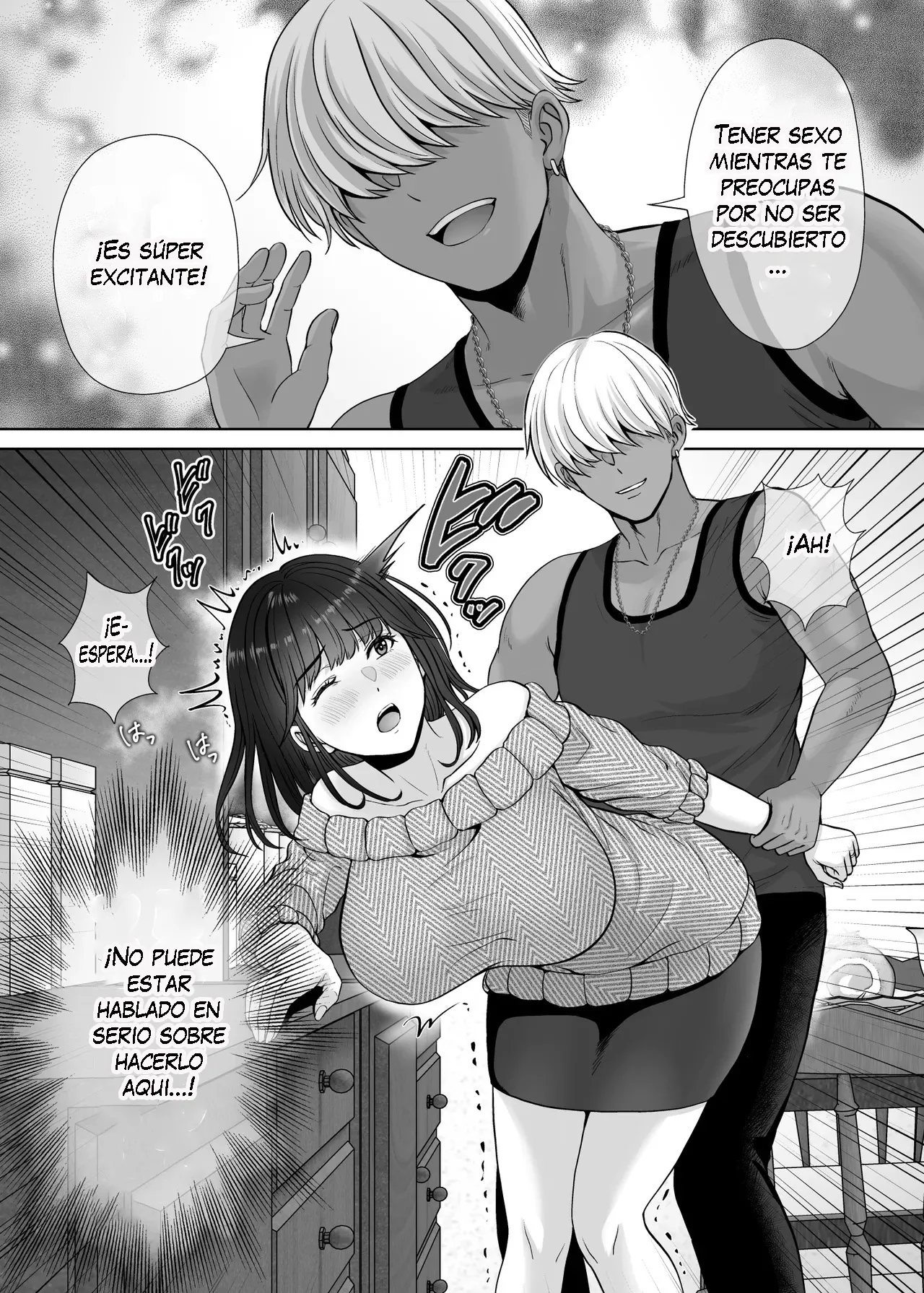 [Melon no Hoshiboshi (Hoshiduki Melon)] Haha Swapping 2 ~Kaa-chan o Koukanshite Iratsuita Ore no Yabai Shitto no Hanashi~｜Intercambio de Madres 2 ~La Historia Sobre mis Celos después de Intercambiar a Mamá~ [Spanish] [K-le Traducciones] 画像番号 84