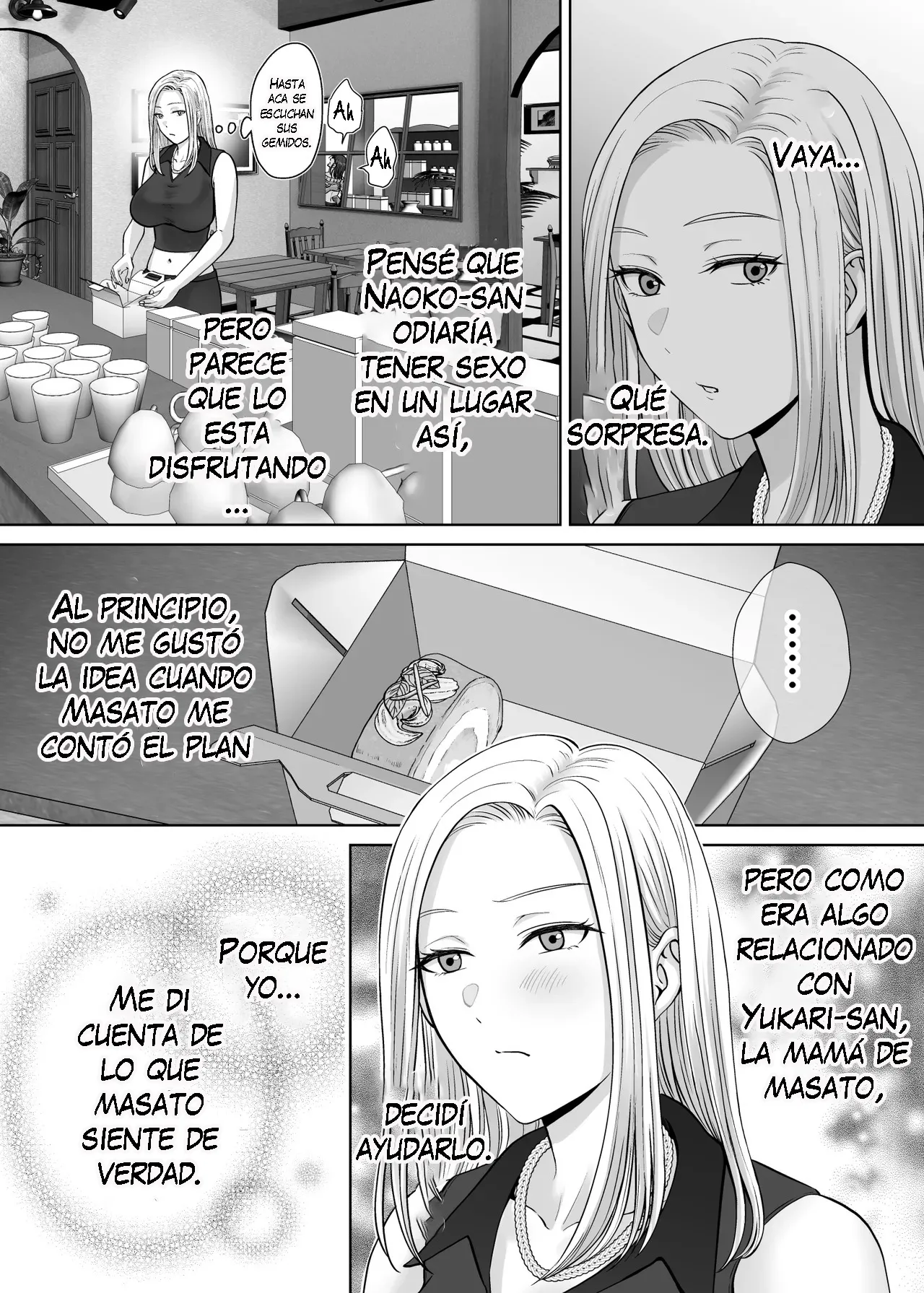 [Melon no Hoshiboshi (Hoshiduki Melon)] Haha Swapping 2 ~Kaa-chan o Koukanshite Iratsuita Ore no Yabai Shitto no Hanashi~｜Intercambio de Madres 2 ~La Historia Sobre mis Celos después de Intercambiar a Mamá~ [Spanish] [K-le Traducciones] 画像番号 94