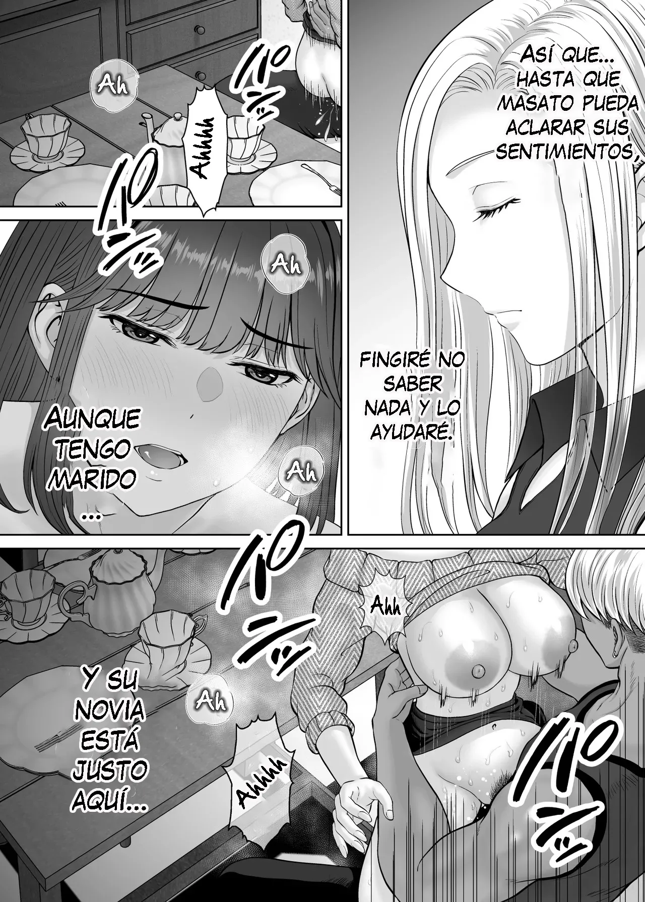 [Melon no Hoshiboshi (Hoshiduki Melon)] Haha Swapping 2 ~Kaa-chan o Koukanshite Iratsuita Ore no Yabai Shitto no Hanashi~｜Intercambio de Madres 2 ~La Historia Sobre mis Celos después de Intercambiar a Mamá~ [Spanish] [K-le Traducciones] 画像番号 95