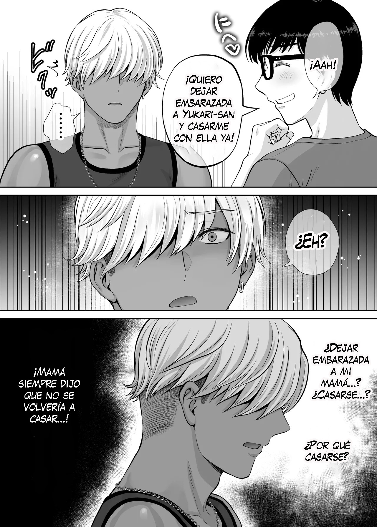 [Melon no Hoshiboshi (Hoshiduki Melon)] Haha Swapping 2 ~Kaa-chan o Koukanshite Iratsuita Ore no Yabai Shitto no Hanashi~｜Intercambio de Madres 2 ~La Historia Sobre mis Celos después de Intercambiar a Mamá~ [Spanish] [K-le Traducciones] 画像番号 111