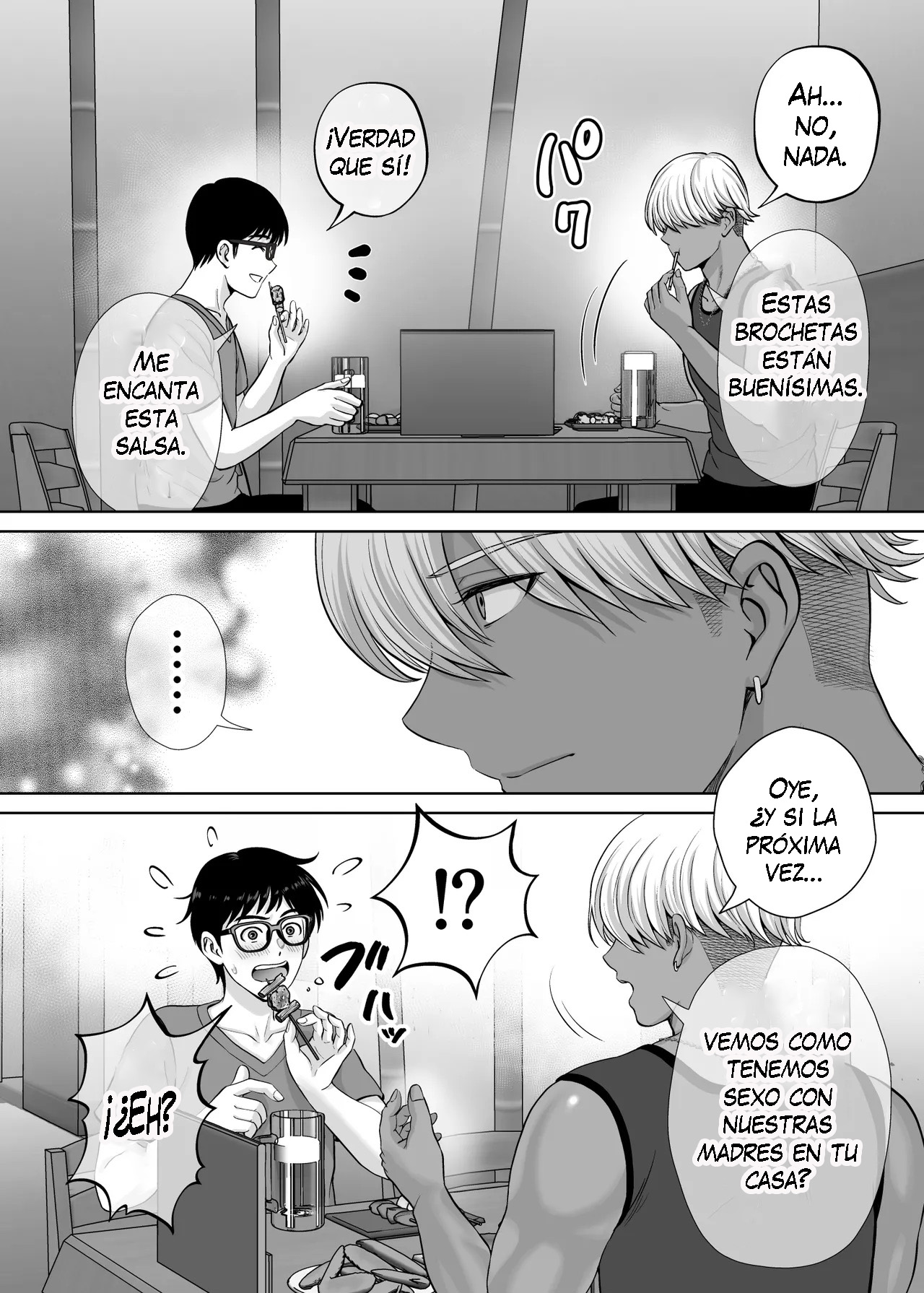 [Melon no Hoshiboshi (Hoshiduki Melon)] Haha Swapping 2 ~Kaa-chan o Koukanshite Iratsuita Ore no Yabai Shitto no Hanashi~｜Intercambio de Madres 2 ~La Historia Sobre mis Celos después de Intercambiar a Mamá~ [Spanish] [K-le Traducciones] 画像番号 115