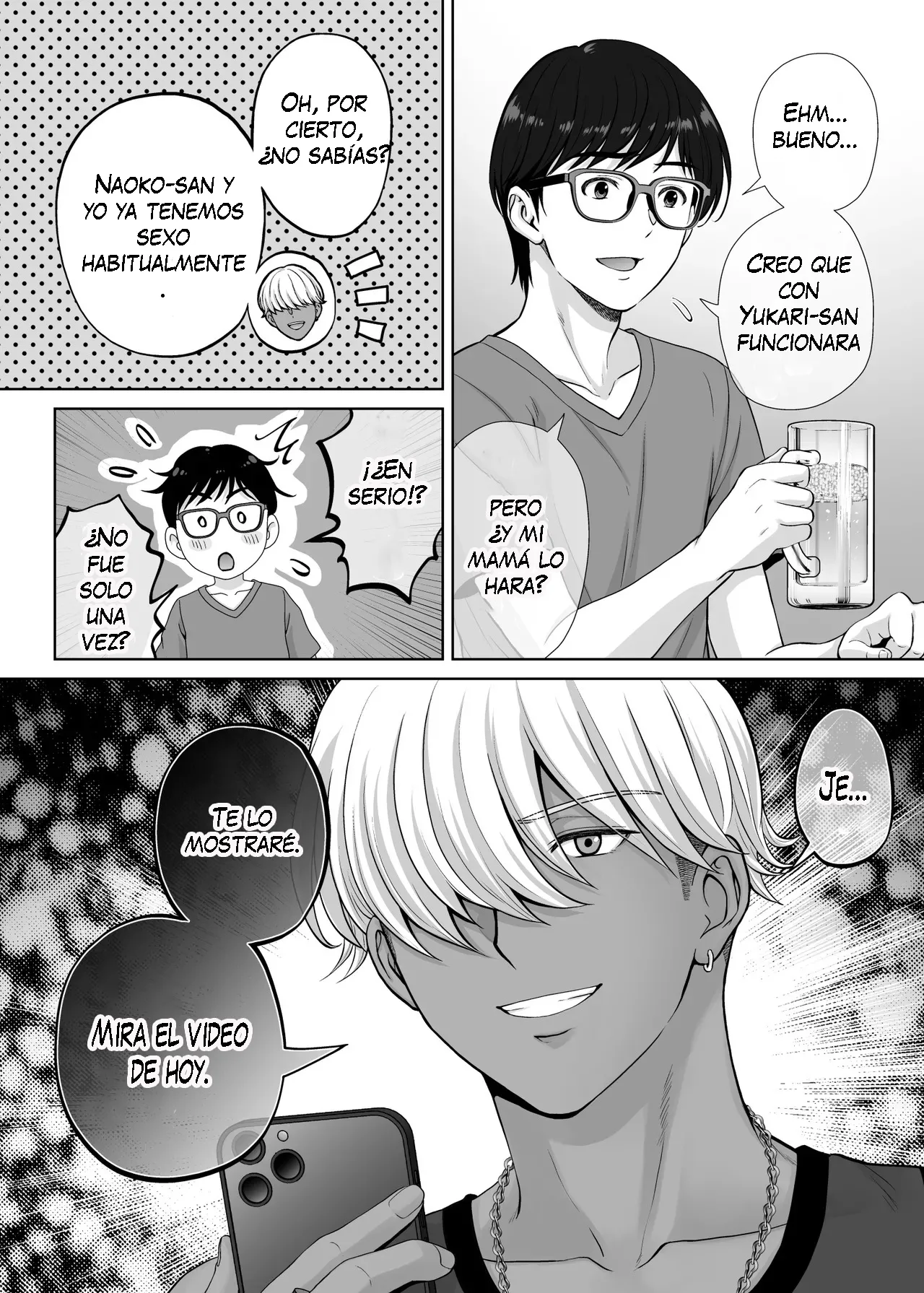 [Melon no Hoshiboshi (Hoshiduki Melon)] Haha Swapping 2 ~Kaa-chan o Koukanshite Iratsuita Ore no Yabai Shitto no Hanashi~｜Intercambio de Madres 2 ~La Historia Sobre mis Celos después de Intercambiar a Mamá~ [Spanish] [K-le Traducciones] 画像番号 118