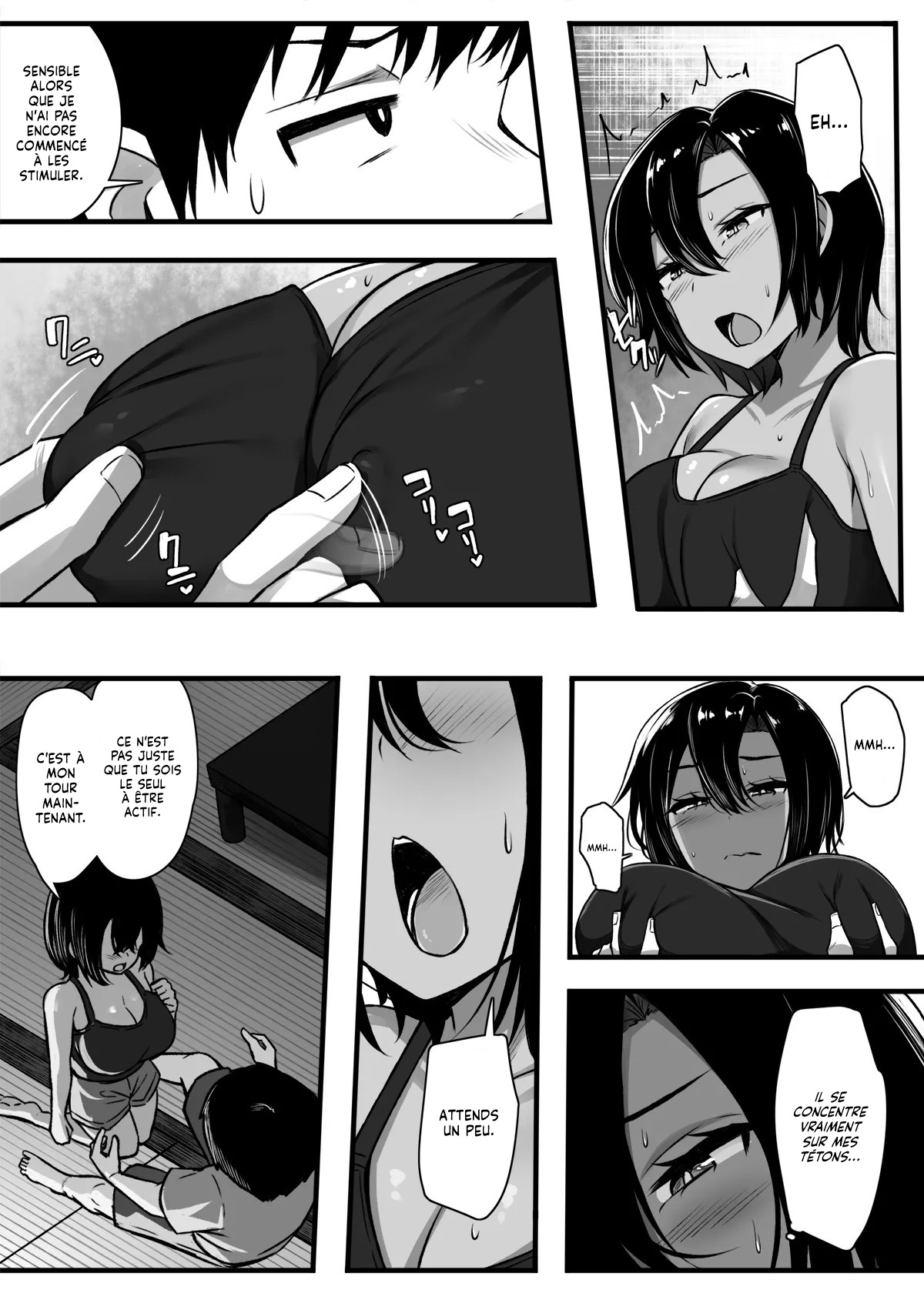 [Molta Shouten (Molta)] Makezu Girai na Osananajimi to H Shoubu suru Hanashi | Une Histoire sur une Amie d'Enfance Compétitive et un jeu Sexuel [French] [Lopxi] 图片编号 9