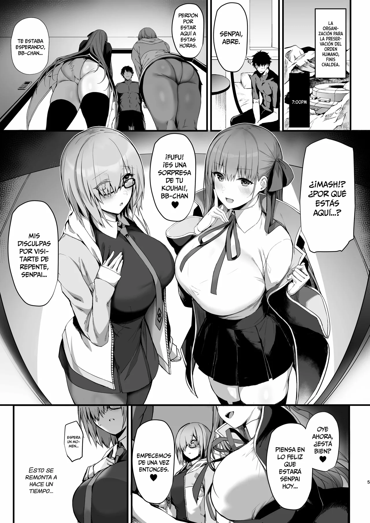 [Flock Blue (Blue_Gk)] Senpai Gonomi no Kouhai ni Naremasu ka? (Fate/Grand Order) [Spanish] [MandaloAsiNoma] [Digital] image number 5