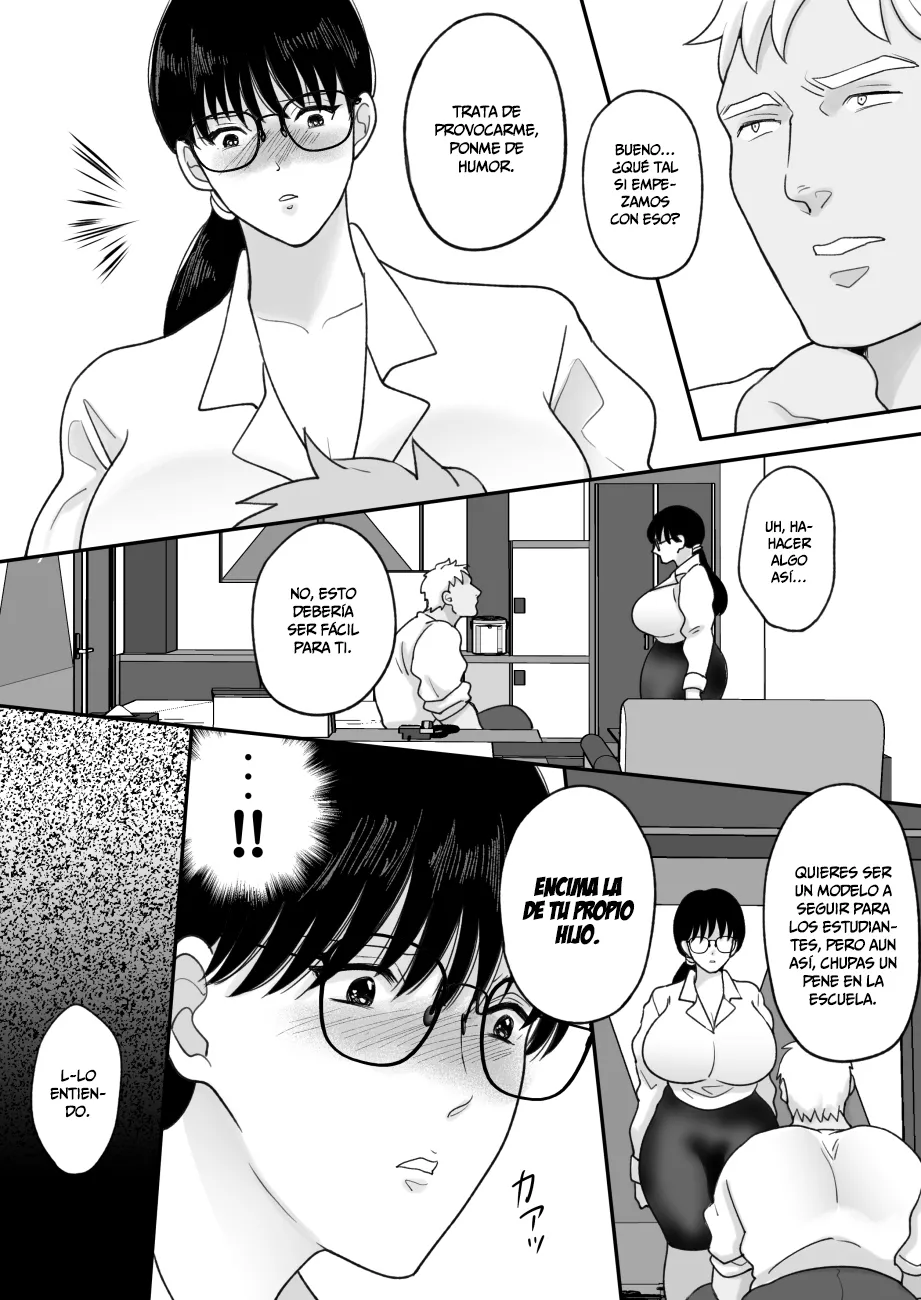 [Nyan dorosei] Suugaku Kyoushi no Kaa-san ga Taiiku Kyoushi ni Netorareru 01 [Spanish] [-A.W. SCAN-] 画像番号 34