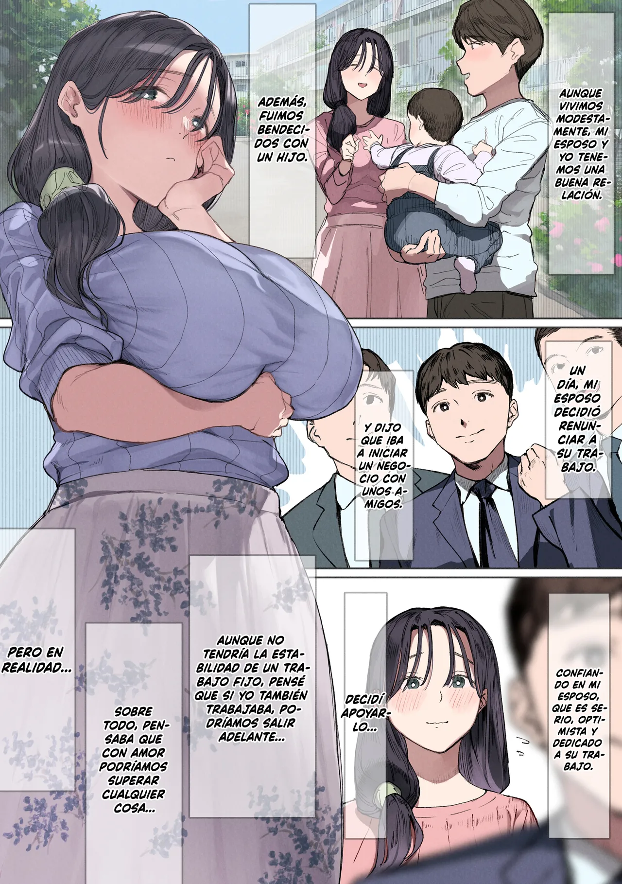 [Yomoda Yomo JAPAN (Yomoda Yomo)] Kongetsu no Yachin ga Haraemasen. [Hinkon Hitodzuma Chifuyu] Danna ni Naisho de Ooya-san no Aijin ni Narimashita. [Spanish] [MandaloAsiNoma] [Incomplete] 图片编号 3