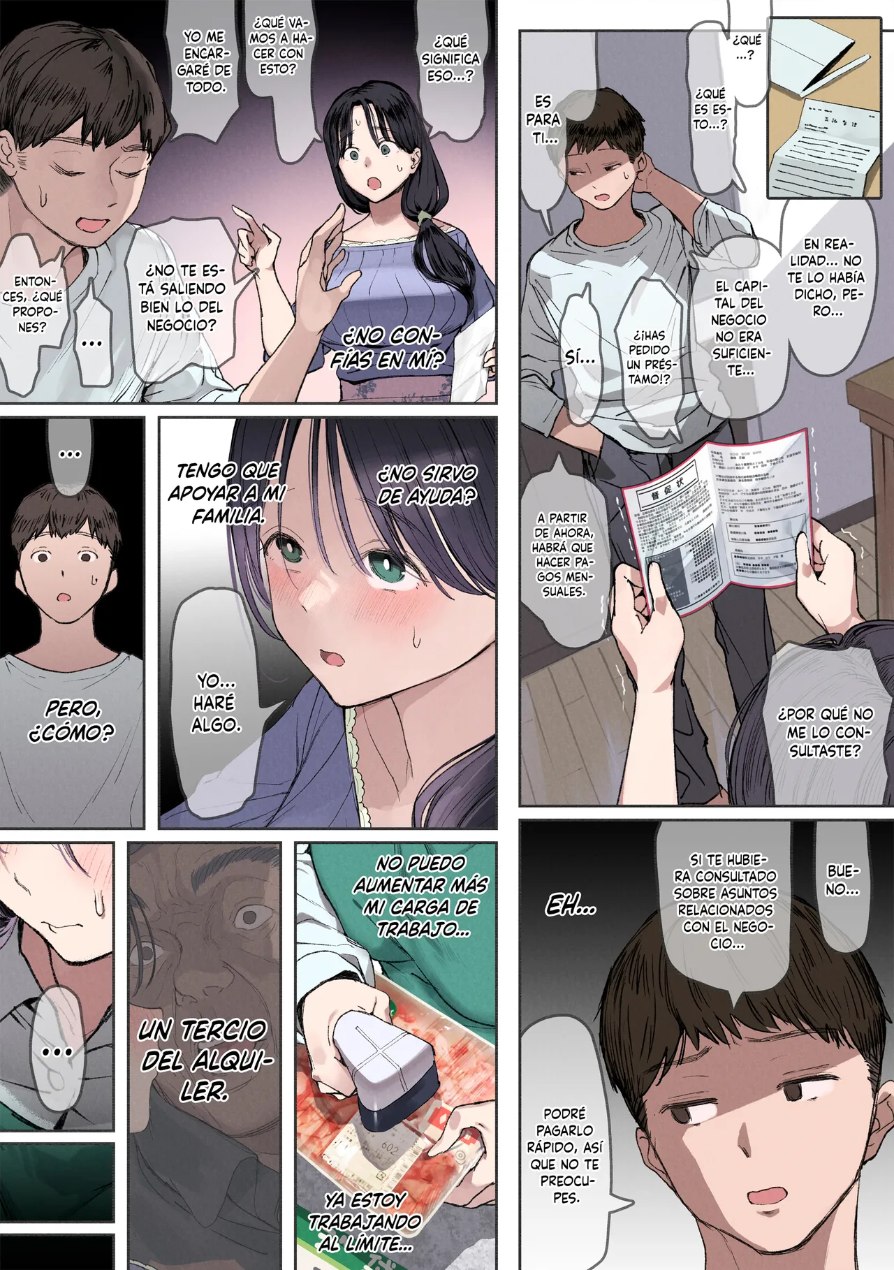 [Yomoda Yomo JAPAN (Yomoda Yomo)] Kongetsu no Yachin ga Haraemasen. [Hinkon Hitodzuma Chifuyu] Danna ni Naisho de Ooya-san no Aijin ni Narimashita. [Spanish] [MandaloAsiNoma] [Incomplete] 图片编号 13