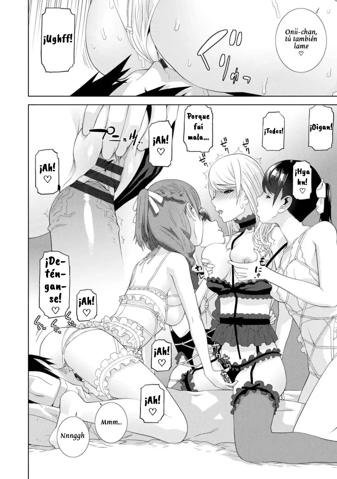 [Shinobu Tanei] Mishiranu (Imouto) Harem ch. 1-7｜Mi Harem de Hermanas(tras) Cap. 1-7 [Spanish] [XistoSolo] [Digital] [Ongoing] 图片编号 100