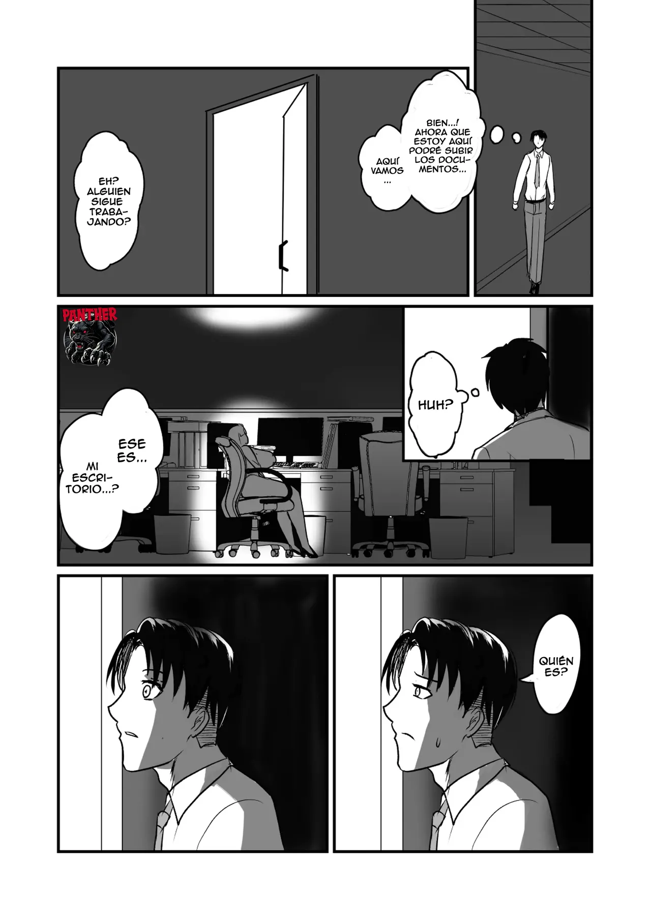 [Yuureigai Syoukyakuro (Syoukyakubutu)] Jishou Otoko Irazu no Onna Joushi ga Ore o Okazu ni Shiteita Node | Mi jefa, que decía que no necesitaba a ningún hombre, se estaba masturbando pensando en mí [Spanish] [Panther Scan] [Digital] 画像番号 13