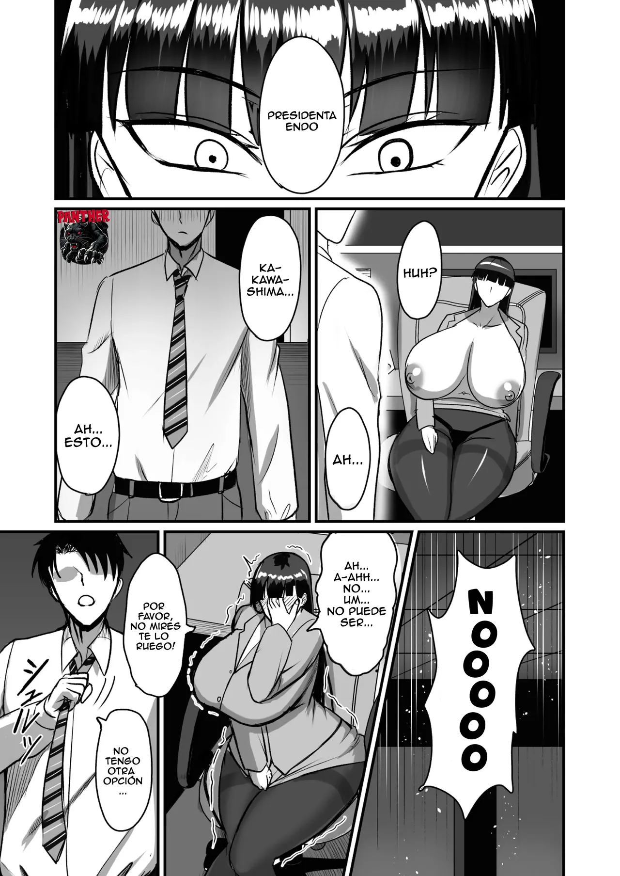 [Yuureigai Syoukyakuro (Syoukyakubutu)] Jishou Otoko Irazu no Onna Joushi ga Ore o Okazu ni Shiteita Node | Mi jefa, que decía que no necesitaba a ningún hombre, se estaba masturbando pensando en mí [Spanish] [Panther Scan] [Digital] 画像番号 18