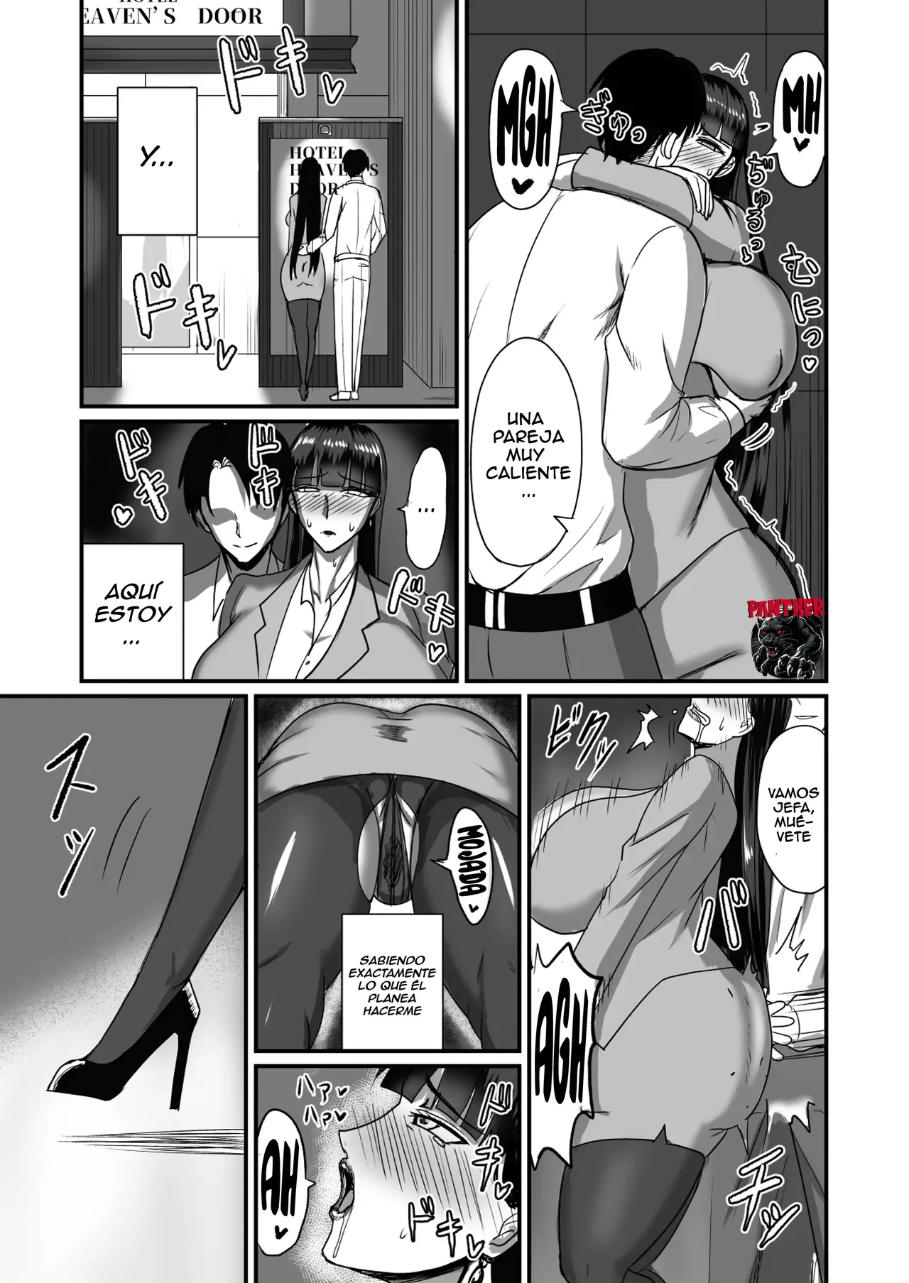 [Yuureigai Syoukyakuro (Syoukyakubutu)] Jishou Otoko Irazu no Onna Joushi ga Ore o Okazu ni Shiteita Node | Mi jefa, que decía que no necesitaba a ningún hombre, se estaba masturbando pensando en mí [Spanish] [Panther Scan] [Digital] 画像番号 31