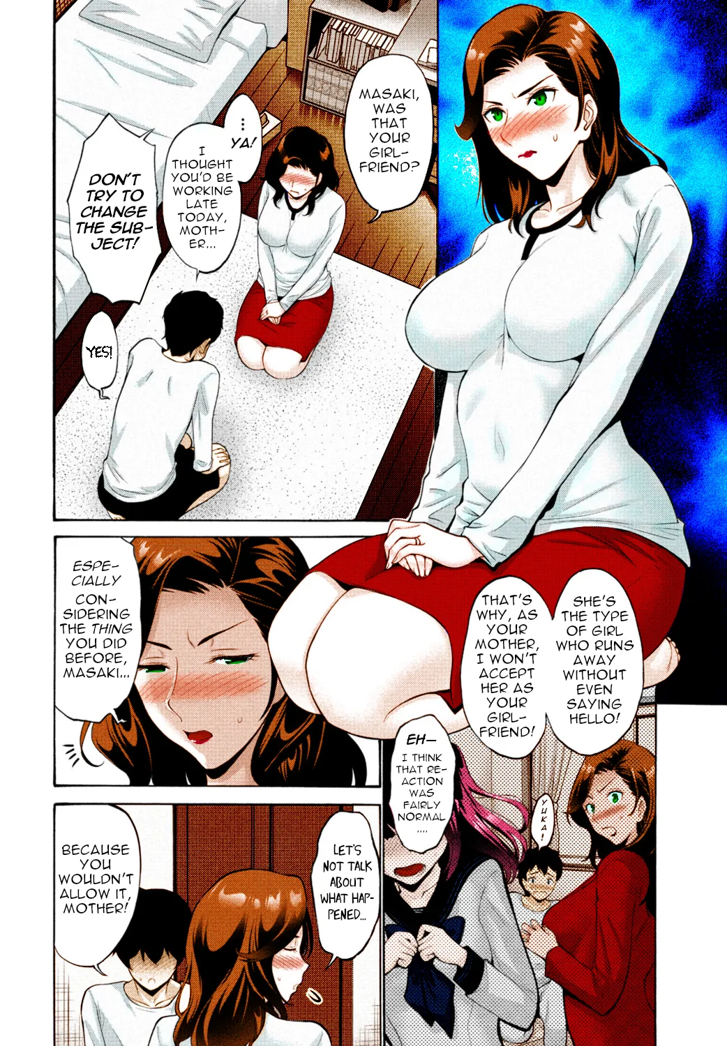 [Nishikawa Kou] Kaa-san ga Sasete Kurenai kara! | Because Mother Wouldn't Allow it! (COMIC Momohime DEEPEST Vol. 001) [English] [menospeaknihongo] [Digital] [Colorized] image number 2