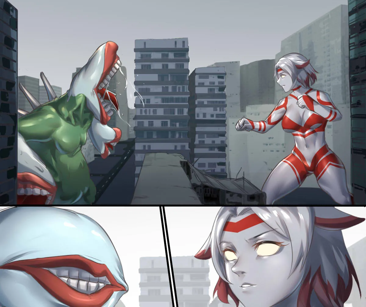 【ArsonicHawt】奥特少女阿丽斯 VS 史莱姆毒气怪兽 第一卷(chinese) image number 15