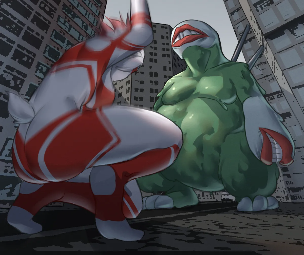 【ArsonicHawt】奥特少女阿丽斯 VS 史莱姆毒气怪兽 第一卷(chinese) image number 53