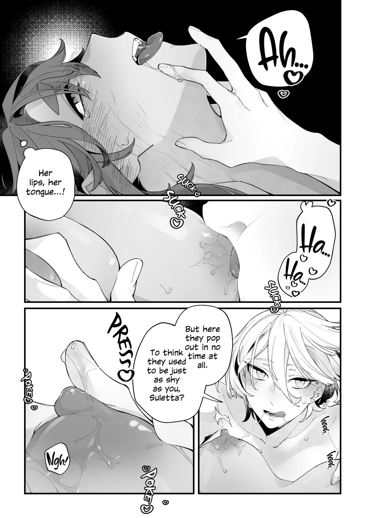 [Harusame Odoroki Shiten (Ushirogami)] Top Swap! (Mobile Suit Gundam: The Witch from Mercury) [English] [Digital] numero di immagine  8