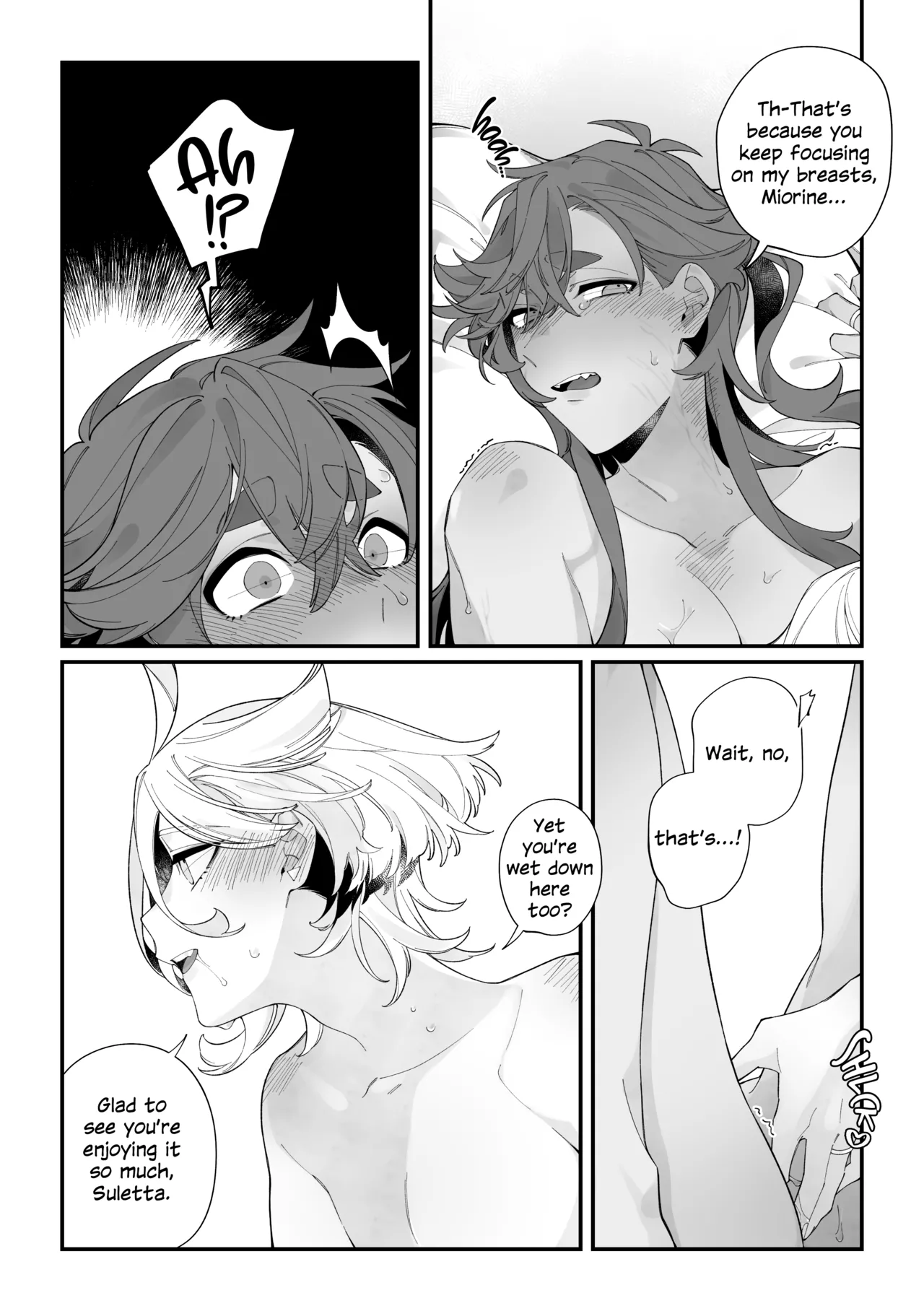 [Harusame Odoroki Shiten (Ushirogami)] Top Swap! (Mobile Suit Gundam: The Witch from Mercury) [English] [Digital] numero di immagine  9