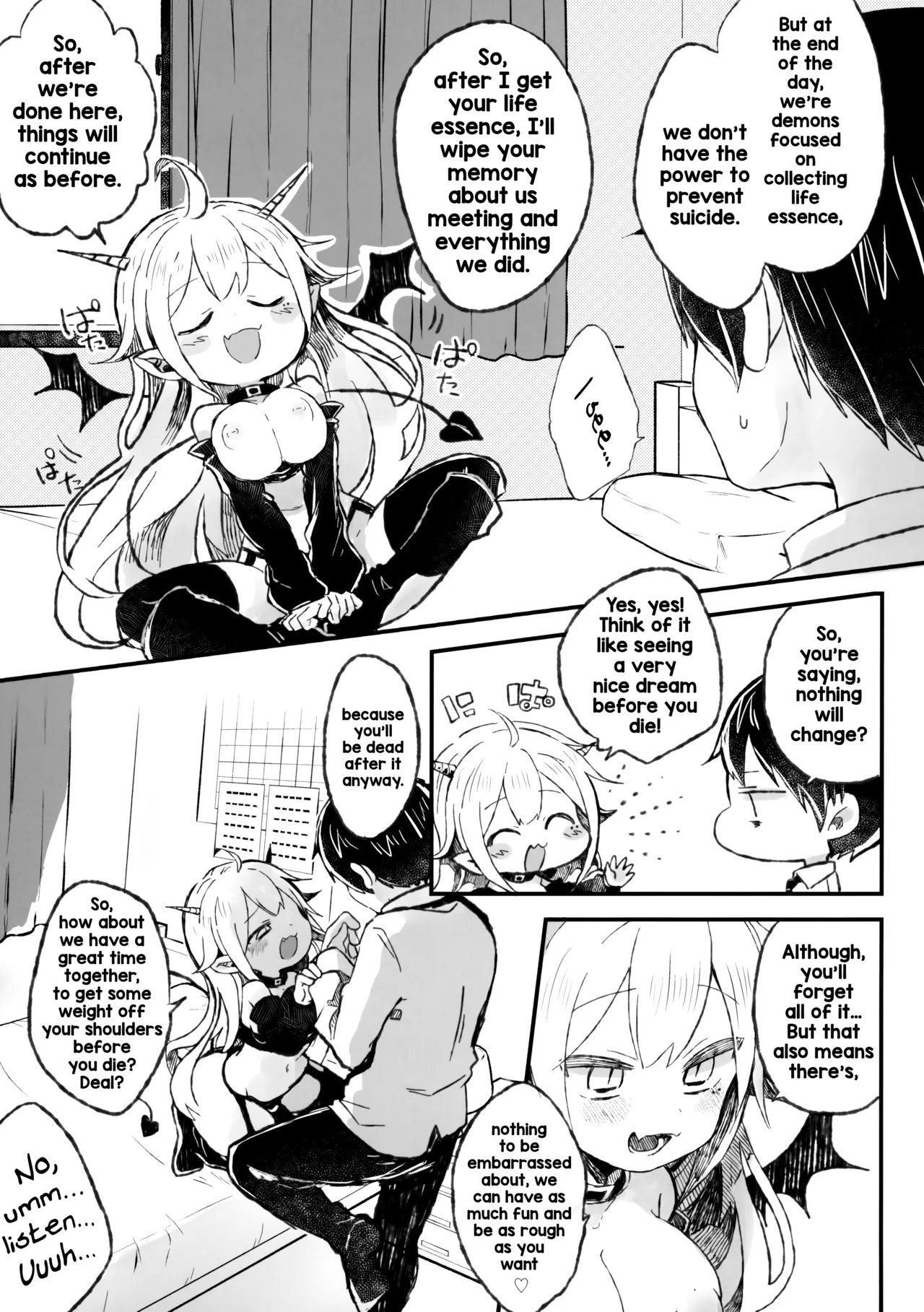 (COMITIA134) [Doanobu (Satotuki Tiyo)] Shinu nara Seishi wa Dashite Ike | If You're Gonna Die, Shoot Out Your Semen Before You Do! [English] [Tabunne Scans] image number 6