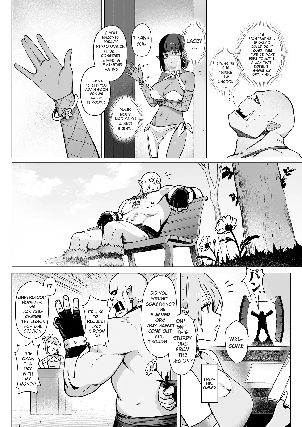 [(Sencha Bashira, Mugicha Bashira)] Fairy Brothel (Volume 1): The Virgin Orc Assigned To The Dark Skinned Elf [English] [Comics EnjoyerTranslation] Bildnummer 25