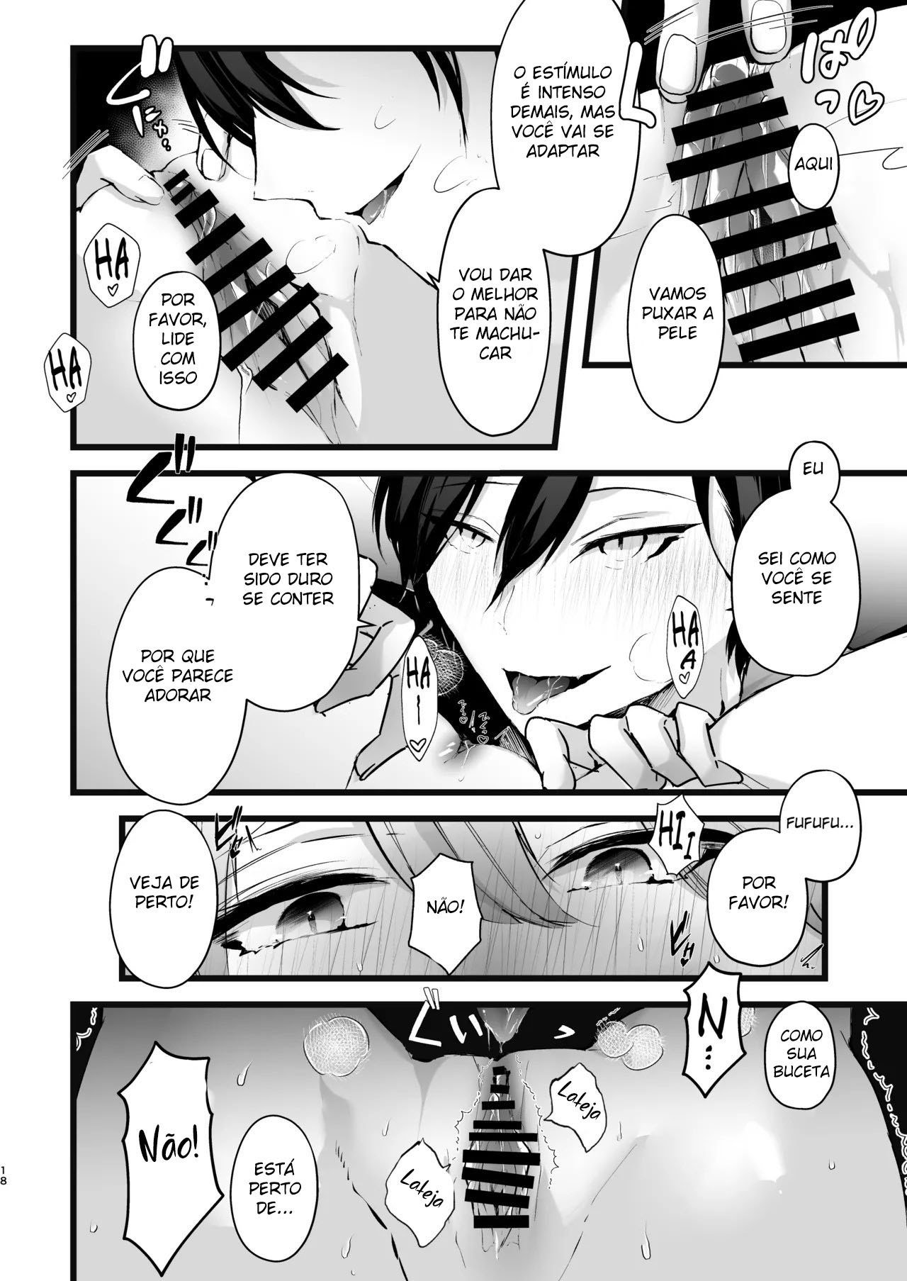 [FZ: (Fujisaki Fujiko)] Zakomesu Switch ~Deka Cli Kaihatsu de Netorareta Boku no Kanojo~ [Portuguese-BR] [Digital] 19eme image