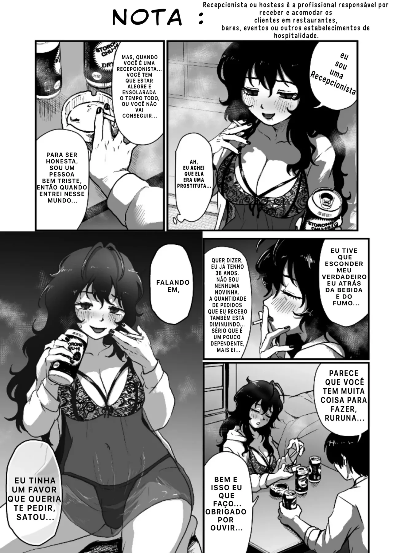 [Otokonoko de Asobou (Yuuki Konefu)] Tonari no Downer-kei Arafour Newhalf [Portuguese-BR] image number 7