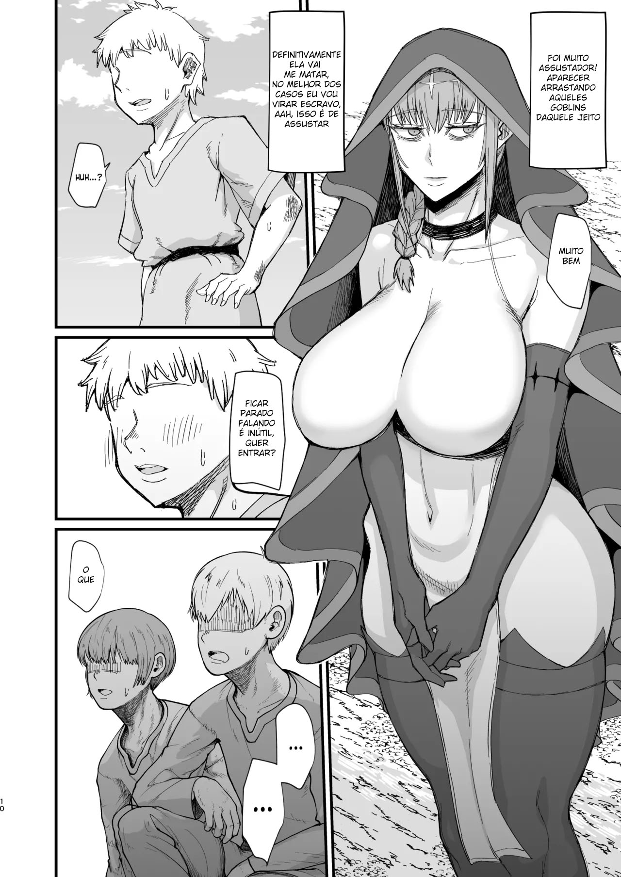 [Kireinabuta (Butachang)] Majo no niku [Portuguese-BR] [Digital] image number 8