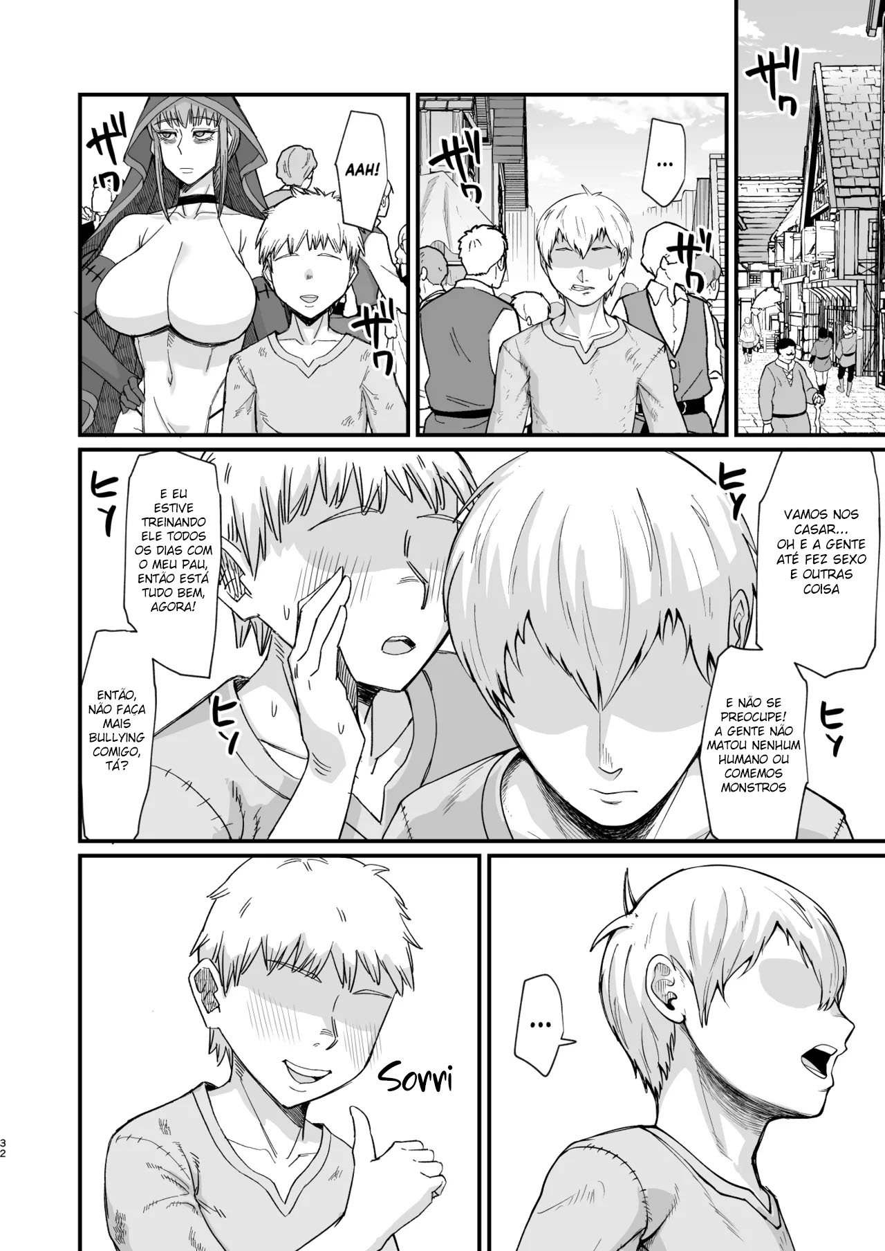 [Kireinabuta (Butachang)] Majo no niku [Portuguese-BR] [Digital] image number 30