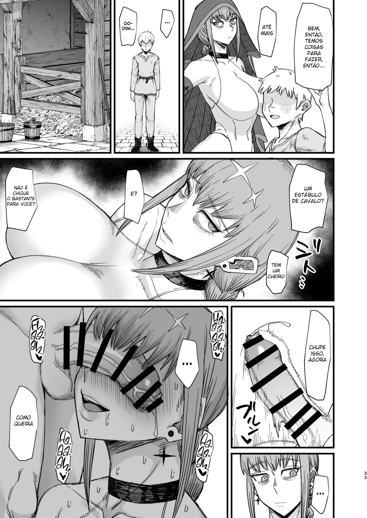 [Kireinabuta (Butachang)] Majo no niku [Portuguese-BR] [Digital] image number 31