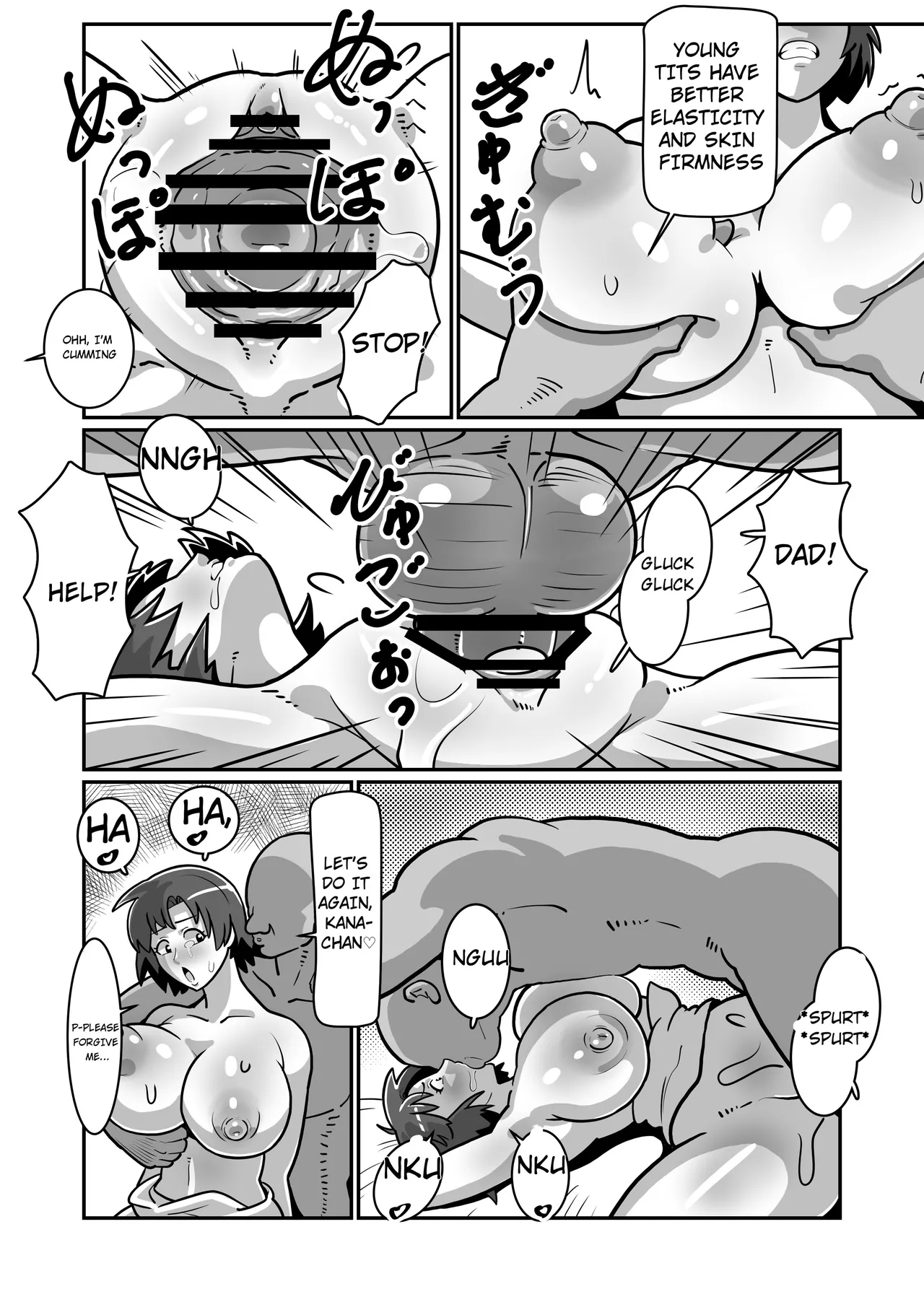 [Boundari (Sakai)] Bote Oyako~Tabetsukushi! Double Botehara Oyakodonburi!~ | Pregnant Mother & Daughter Completely Devoured! Double Pregnant Mother-Daughter Bowl! [English] [m00ngato] image number 37