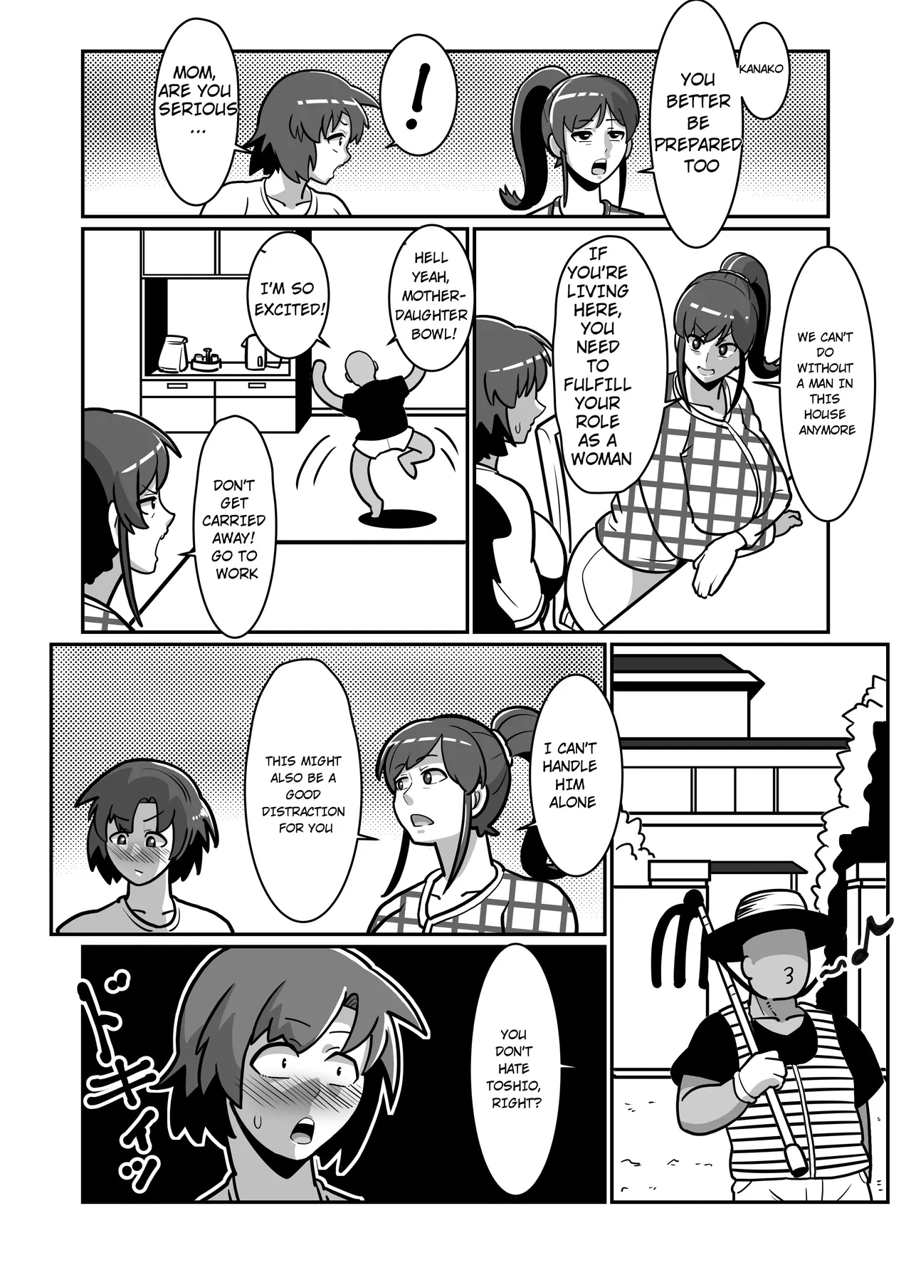 [Boundari (Sakai)] Bote Oyako~Tabetsukushi! Double Botehara Oyakodonburi!~ | Pregnant Mother & Daughter Completely Devoured! Double Pregnant Mother-Daughter Bowl! [English] [m00ngato] image number 43