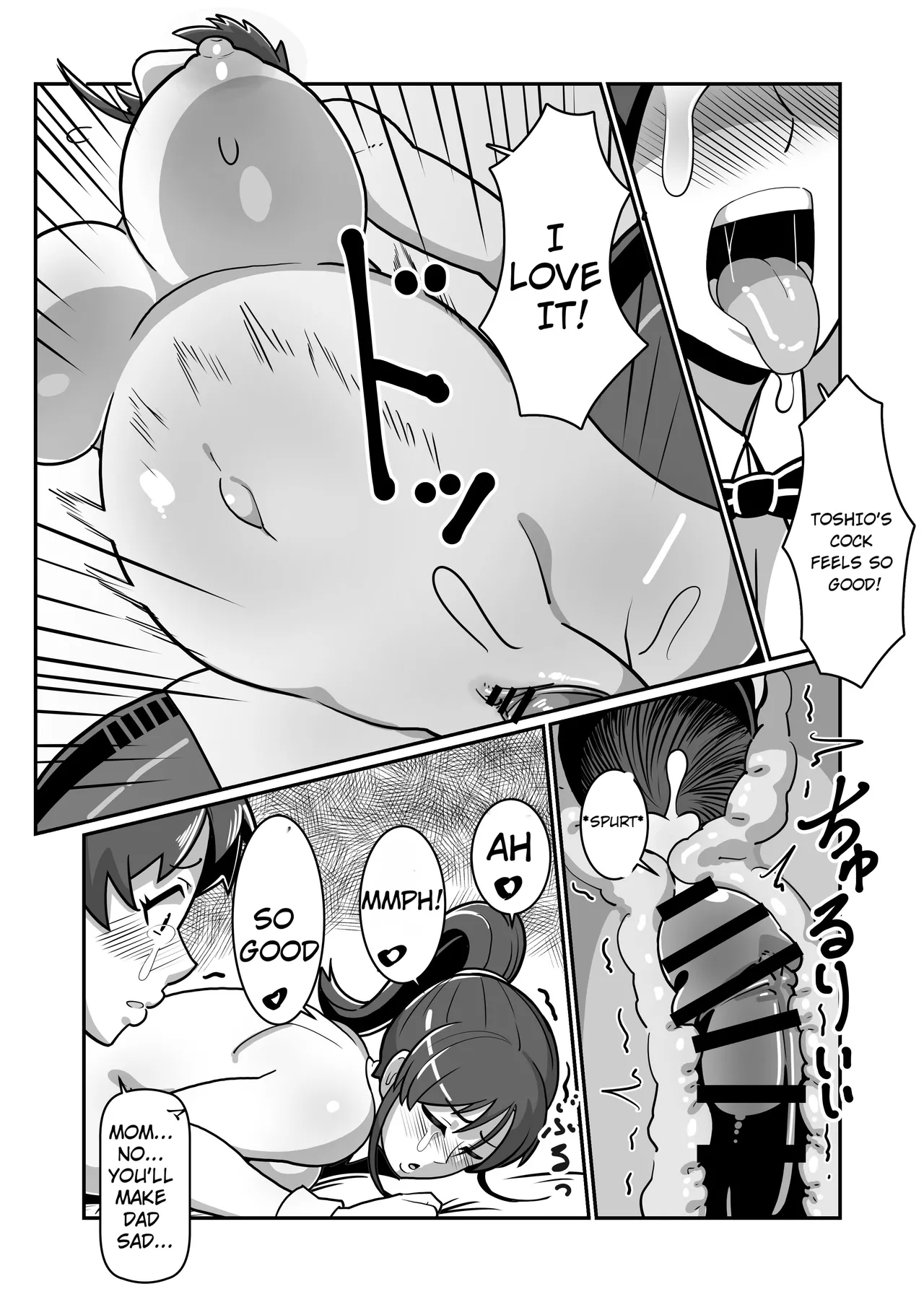 [Boundari (Sakai)] Bote Oyako~Tabetsukushi! Double Botehara Oyakodonburi!~ | Pregnant Mother & Daughter Completely Devoured! Double Pregnant Mother-Daughter Bowl! [English] [m00ngato] image number 84