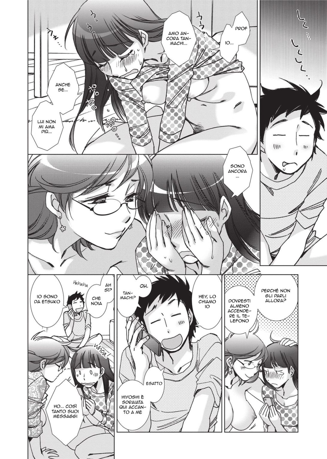 Tsunashima-kun e La Prof Okura [Italian] (Decensored) image number 60